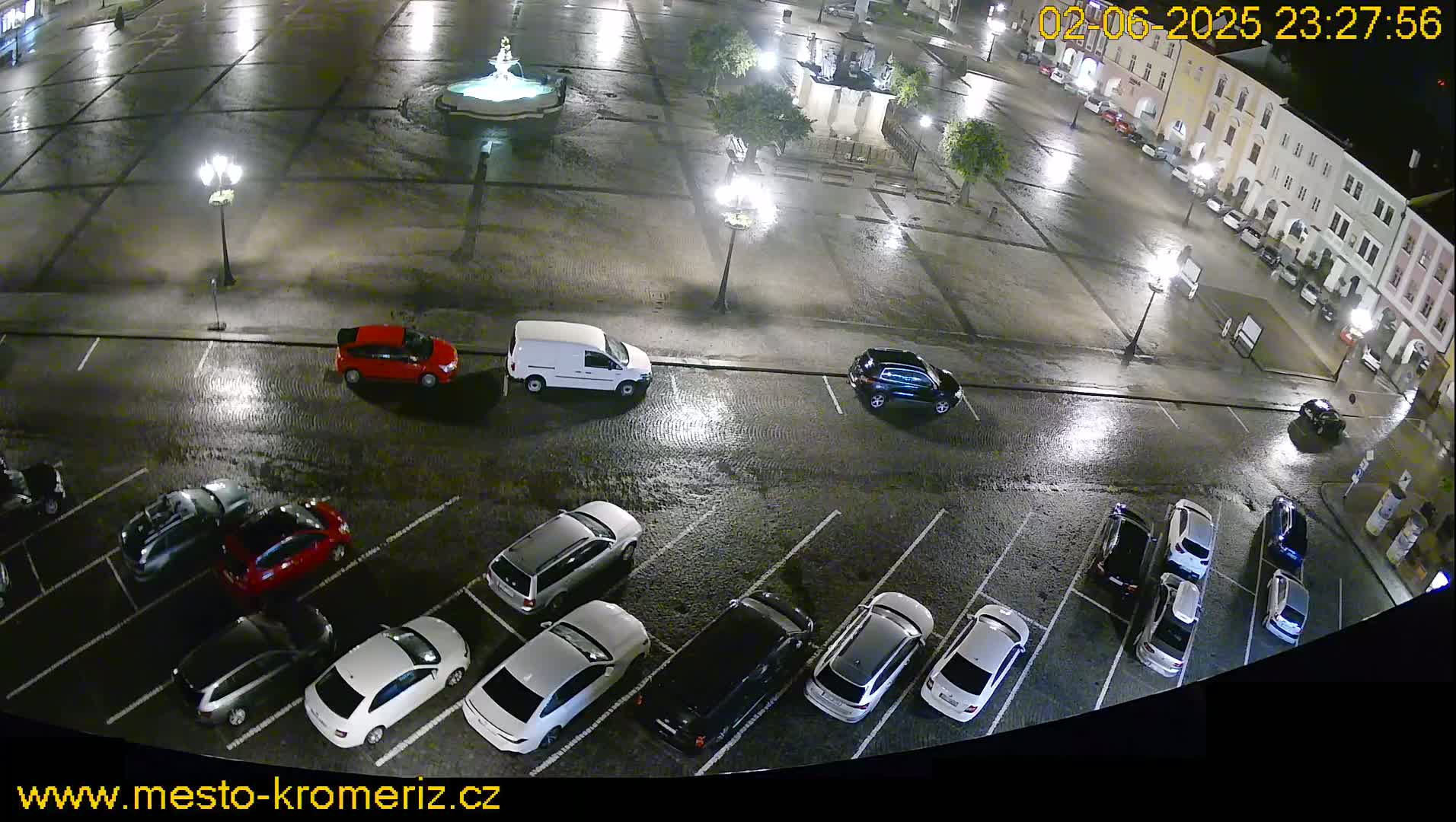 Kroměříž , (Velké náměstí ) Great Square North View Live Cam - Kromeriz, Zlin, Czechia