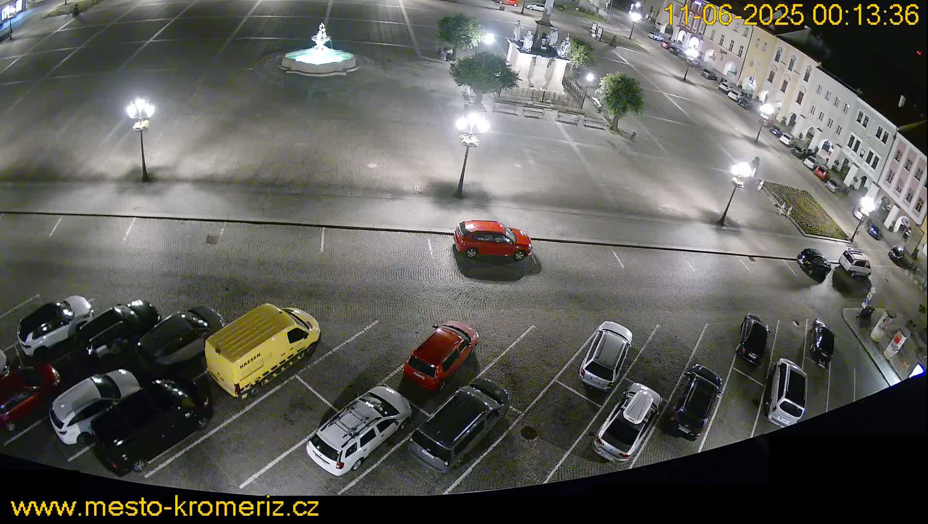 Kroměříž , (Velké náměstí ) Great Square North View Live Cam - Kromeriz, Zlin, Czechia