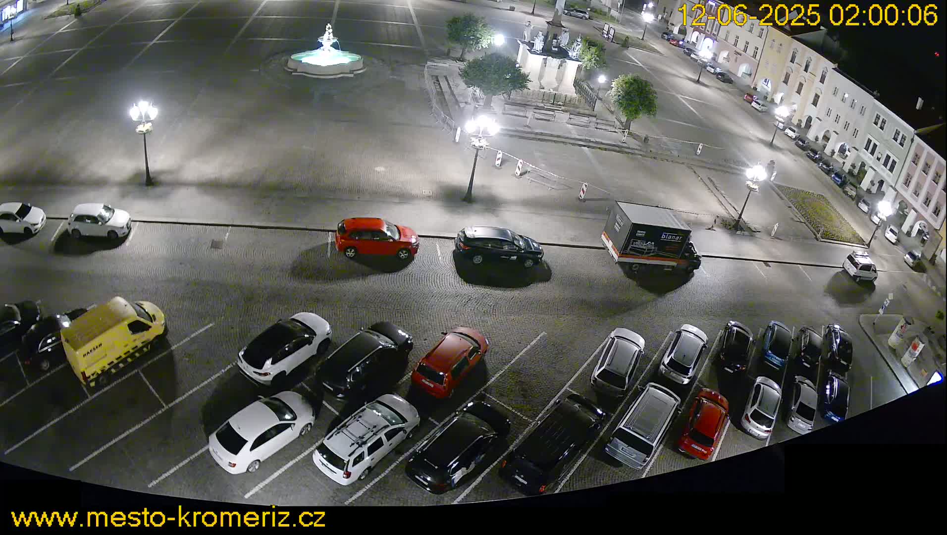 Kroměříž , (Velké náměstí ) Great Square North View Live Cam - Kromeriz, Zlin, Czechia