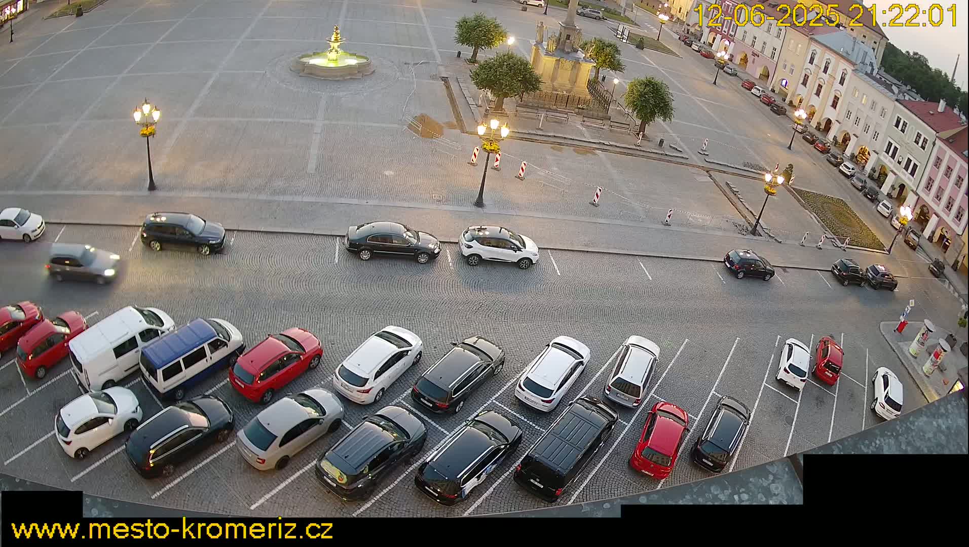 Kroměříž , (Velké náměstí ) Great Square North View Live Cam - Kromeriz, Zlin, Czechia