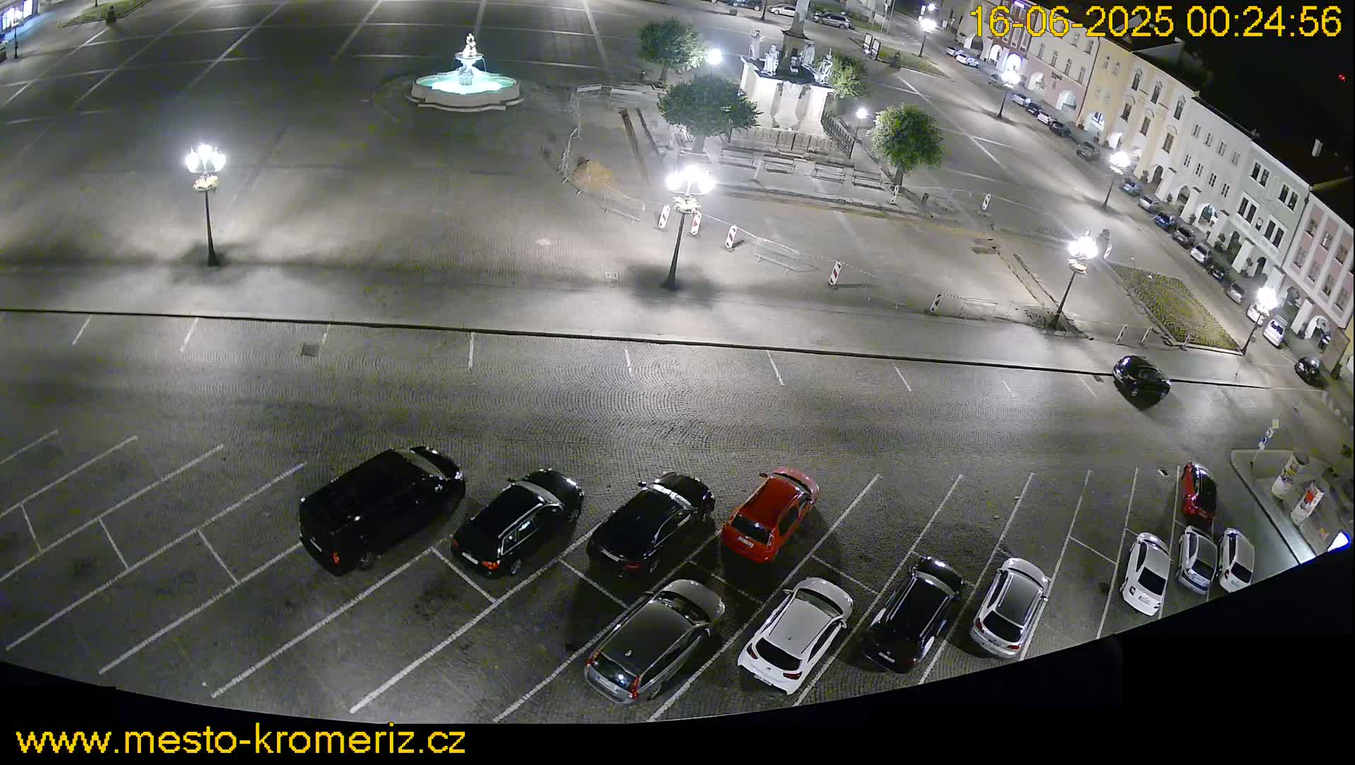 Kroměříž , (Velké náměstí ) Great Square North View Live Cam - Kromeriz, Zlin, Czechia