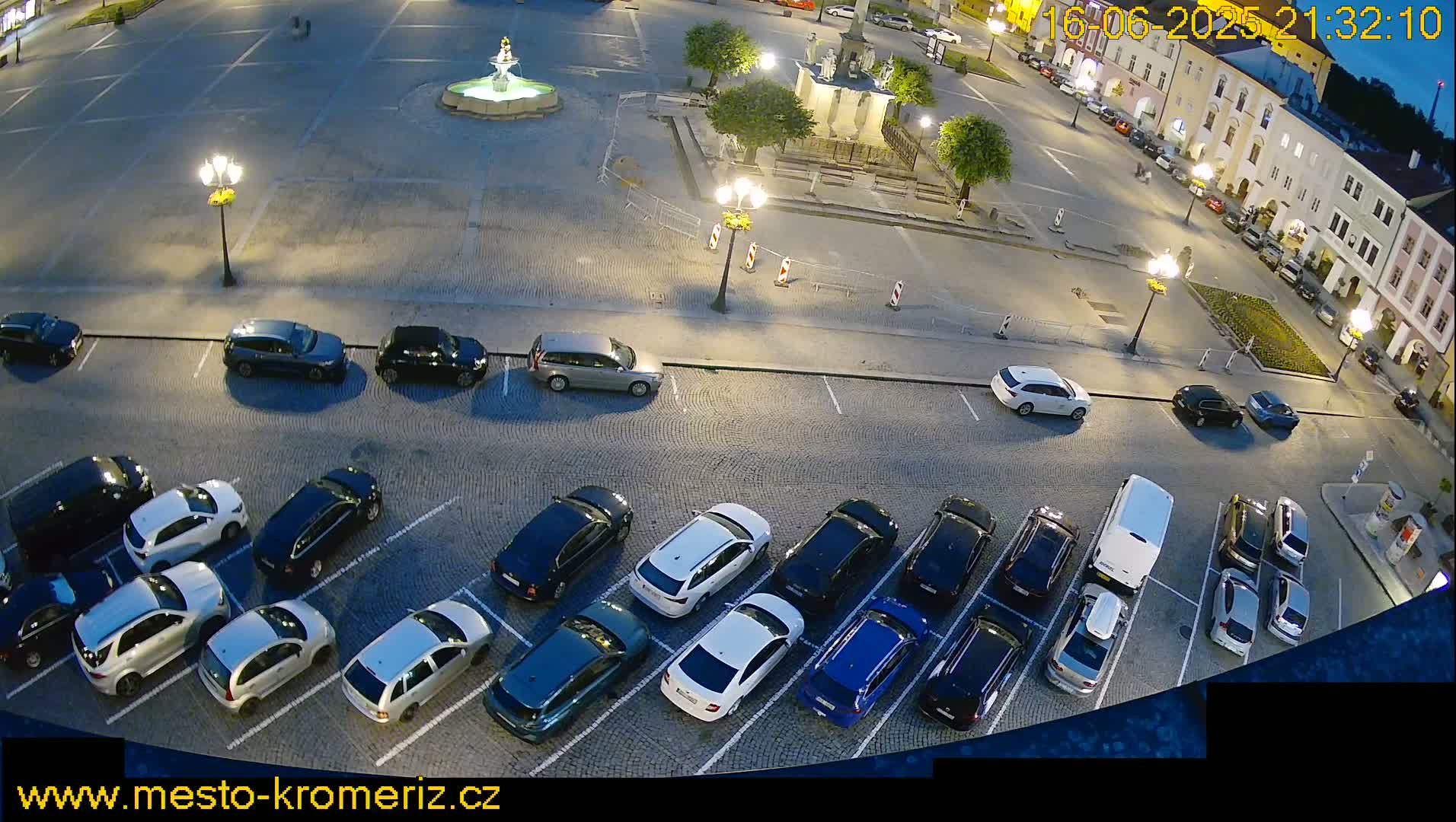 Kroměříž , (Velké náměstí ) Great Square North View Live Cam - Kromeriz, Zlin, Czechia