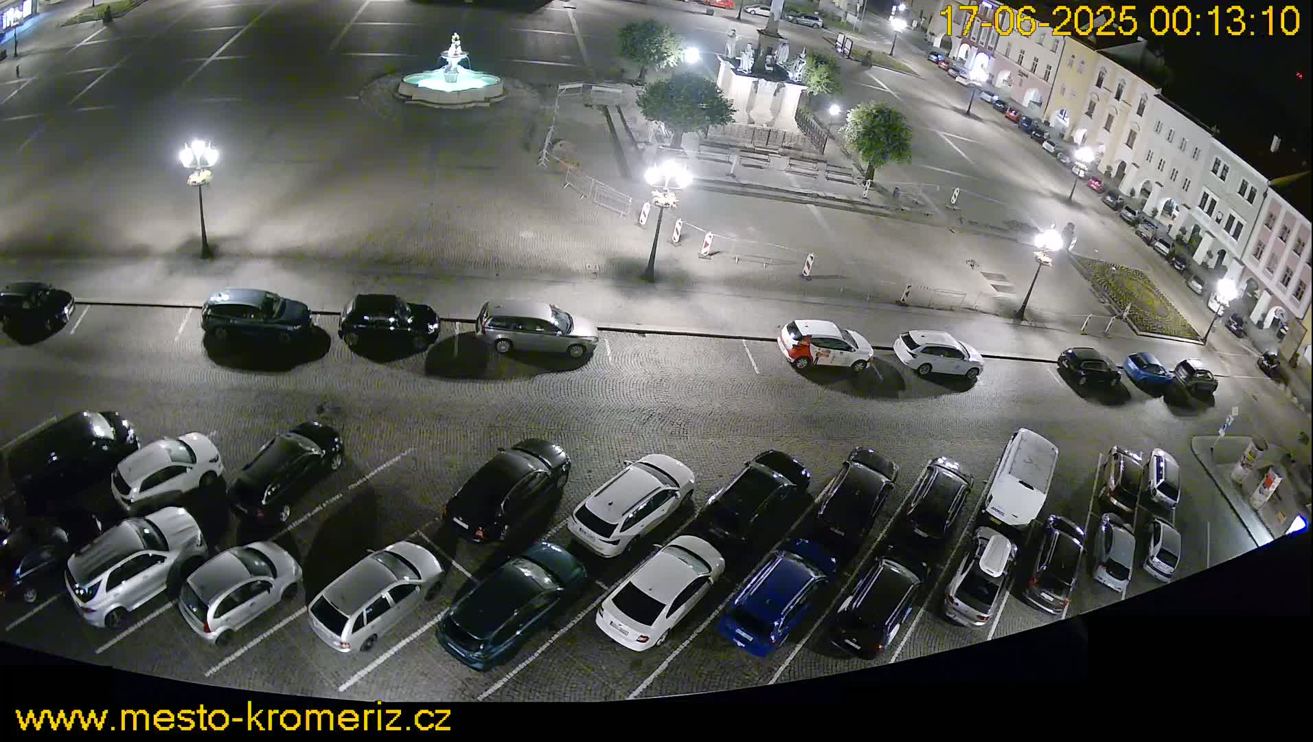 Kroměříž , (Velké náměstí ) Great Square North View Live Cam - Kromeriz, Zlin, Czechia
