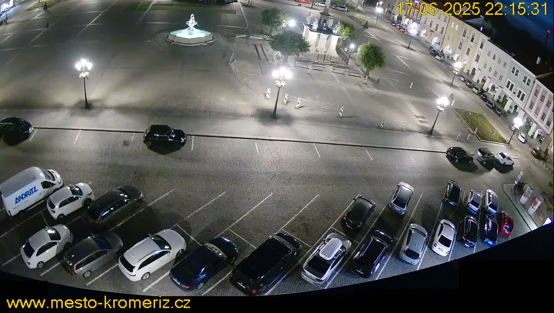 Kroměříž , (Velké náměstí ) Great Square North View Live Cam - Kromeriz, Zlin, Czechia