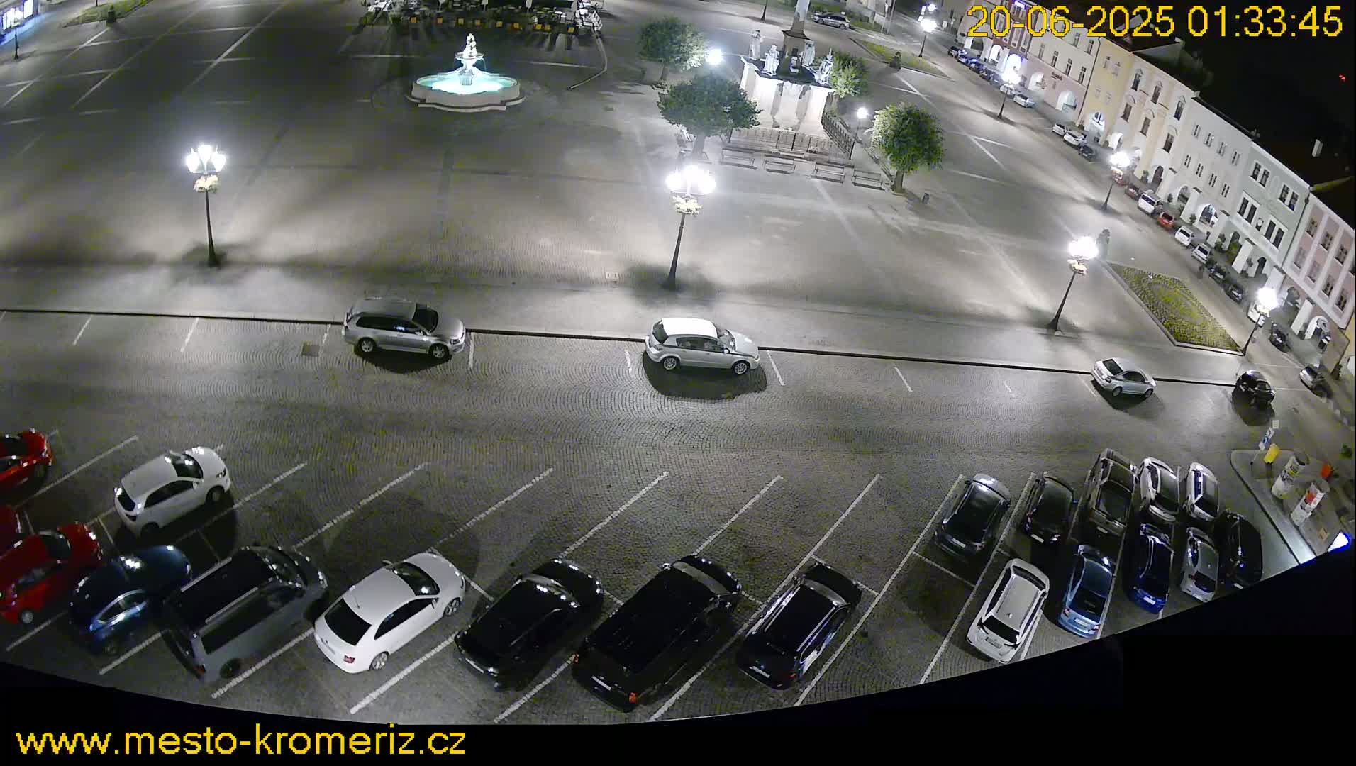 Kroměříž , (Velké náměstí ) Great Square North View Live Cam - Kromeriz, Zlin, Czechia