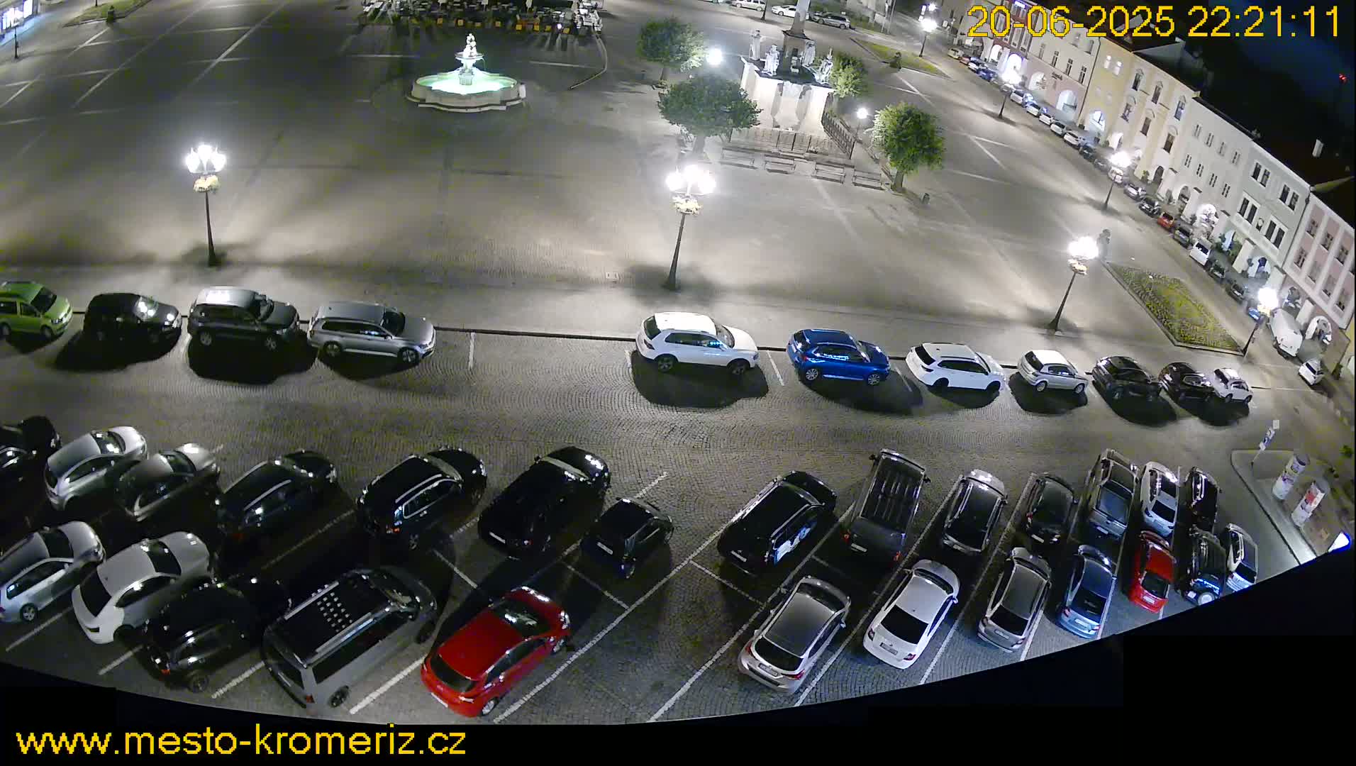 Kroměříž , (Velké náměstí ) Great Square North View Live Cam - Kromeriz, Zlin, Czechia