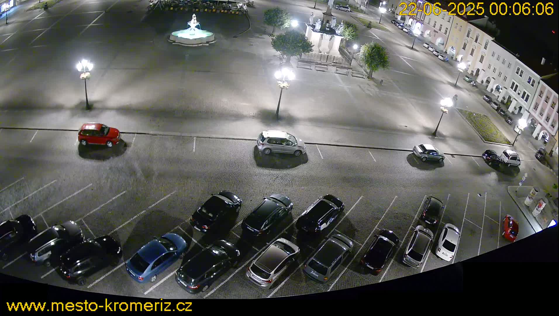 Kroměříž , (Velké náměstí ) Great Square North View Live Cam - Kromeriz, Zlin, Czechia
