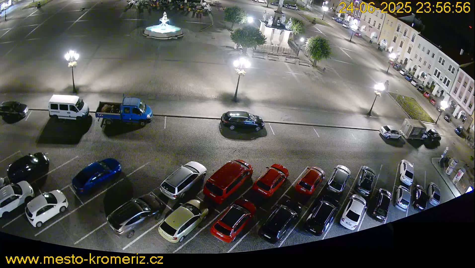 Kroměříž , (Velké náměstí ) Great Square North View Live Cam - Kromeriz, Zlin, Czechia