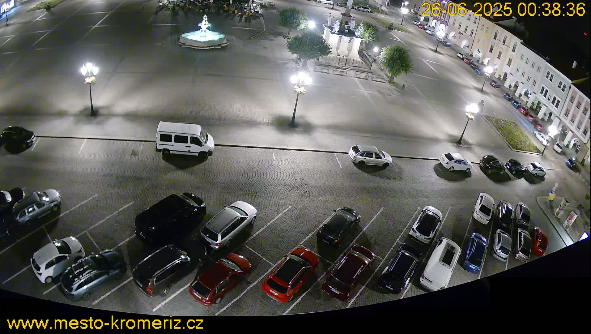 Kroměříž , (Velké náměstí ) Great Square North View Live Cam - Kromeriz, Zlin, Czechia