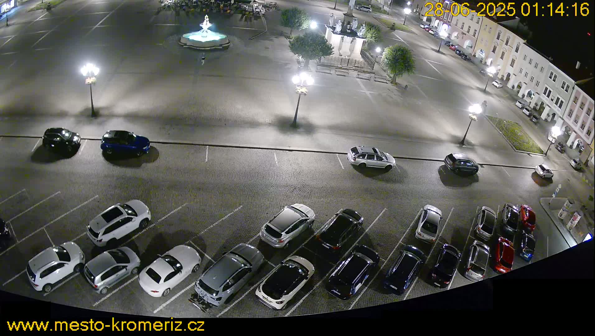 Kroměříž , (Velké náměstí ) Great Square North View Live Cam - Kromeriz, Zlin, Czechia