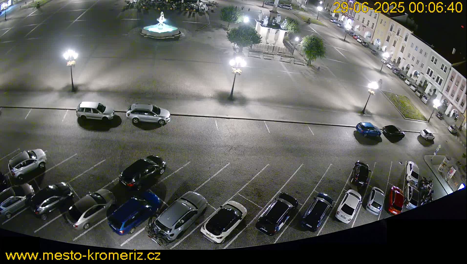 Kroměříž , (Velké náměstí ) Great Square North View Live Cam - Kromeriz, Zlin, Czechia
