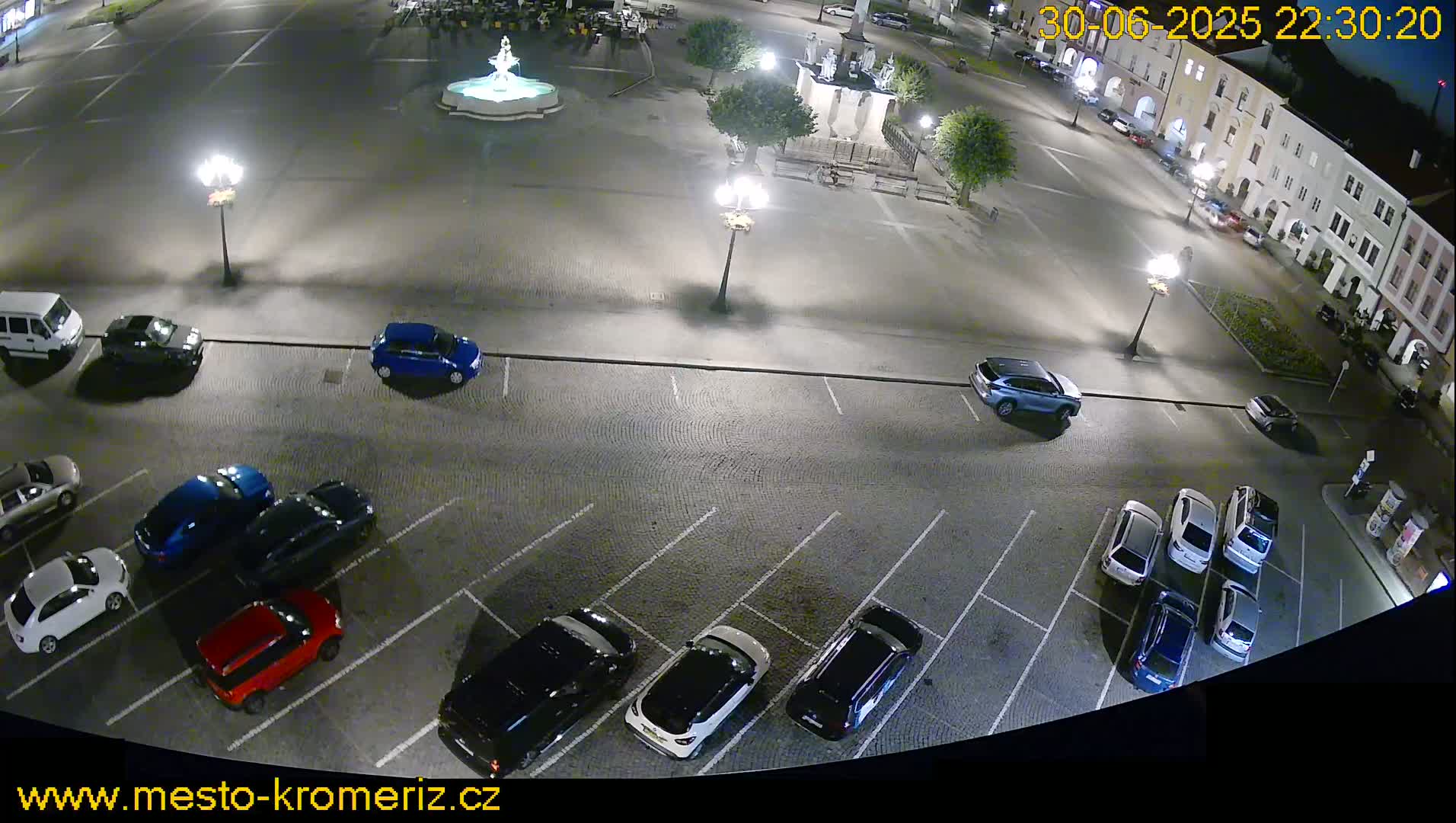 Kroměříž , (Velké náměstí ) Great Square North View Live Cam - Kromeriz, Zlin, Czechia