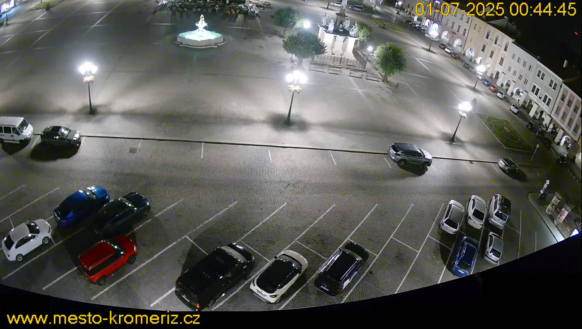 Kroměříž , (Velké náměstí ) Great Square North View Live Cam - Kromeriz, Zlin, Czechia