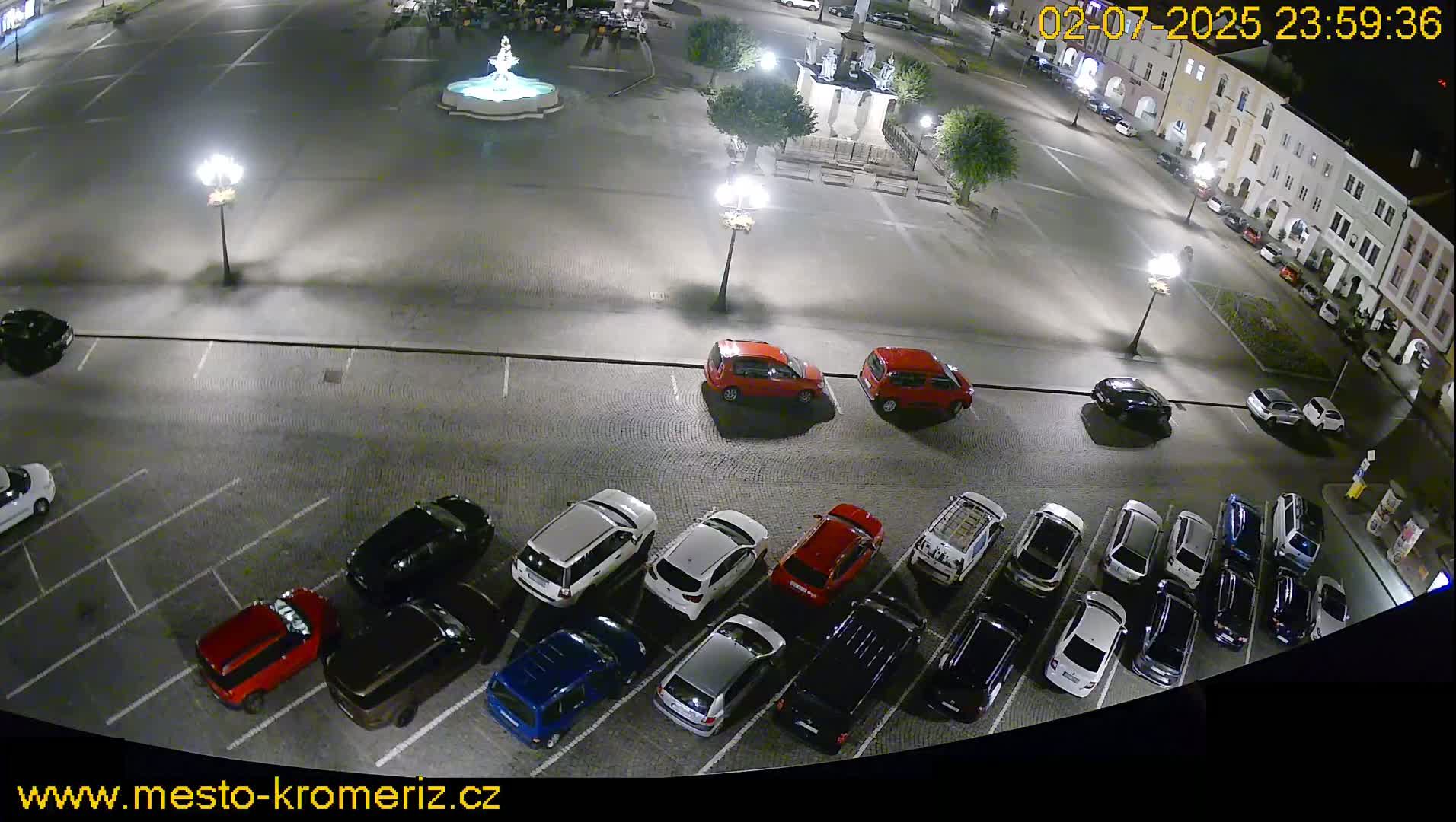 Kroměříž , (Velké náměstí ) Great Square North View Live Cam - Kromeriz, Zlin, Czechia