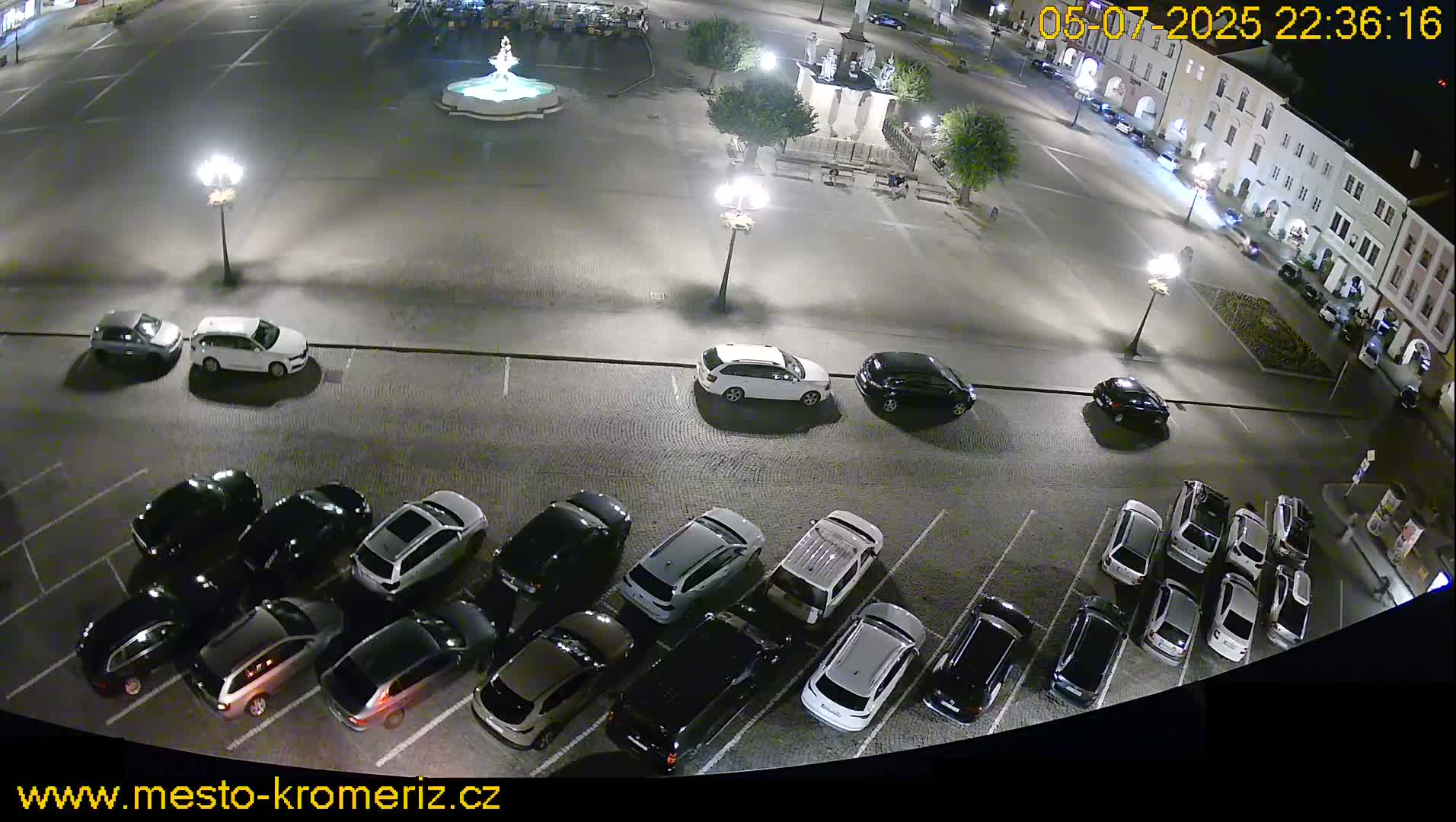 Kroměříž , (Velké náměstí ) Great Square North View Live Cam - Kromeriz, Zlin, Czechia