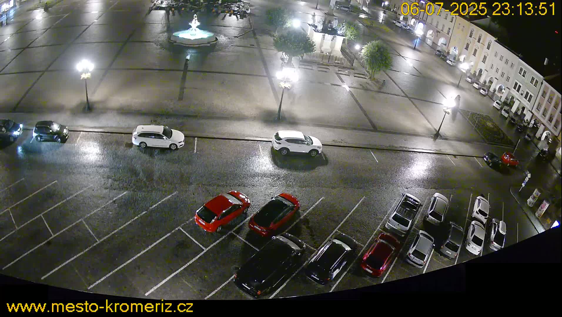 Kroměříž , (Velké náměstí ) Great Square North View Live Cam - Kromeriz, Zlin, Czechia