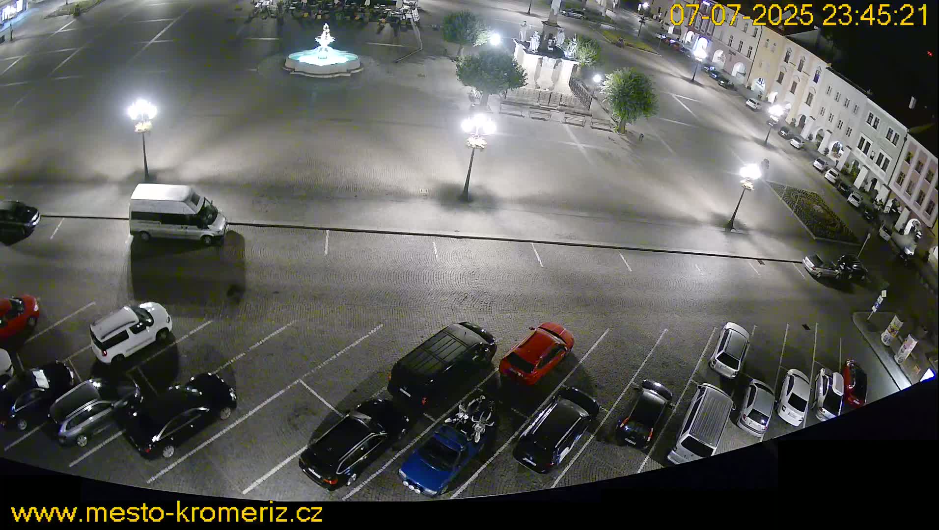Kroměříž , (Velké náměstí ) Great Square North View Live Cam - Kromeriz, Zlin, Czechia