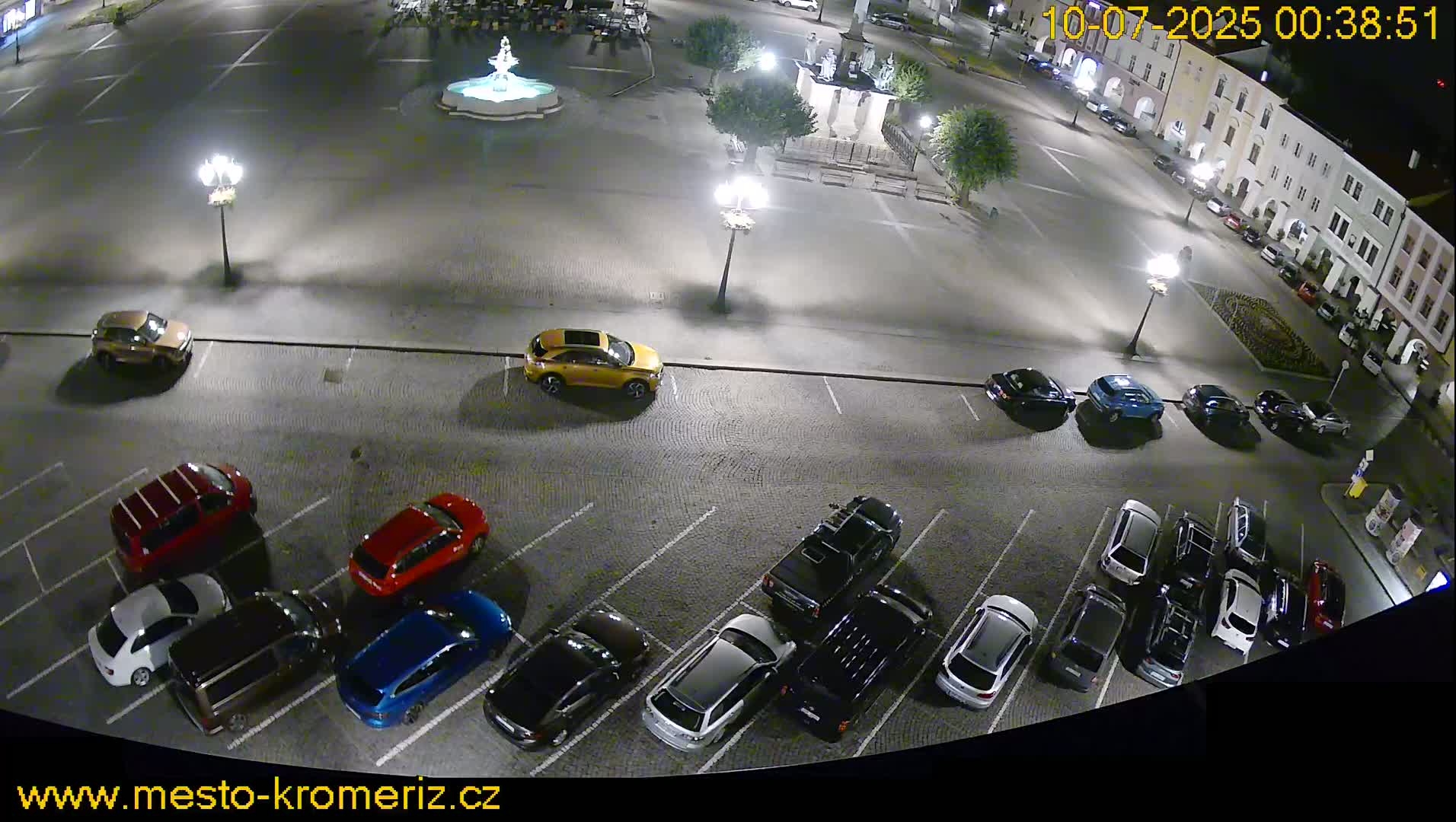 Kroměříž , (Velké náměstí ) Great Square North View Live Cam - Kromeriz, Zlin, Czechia