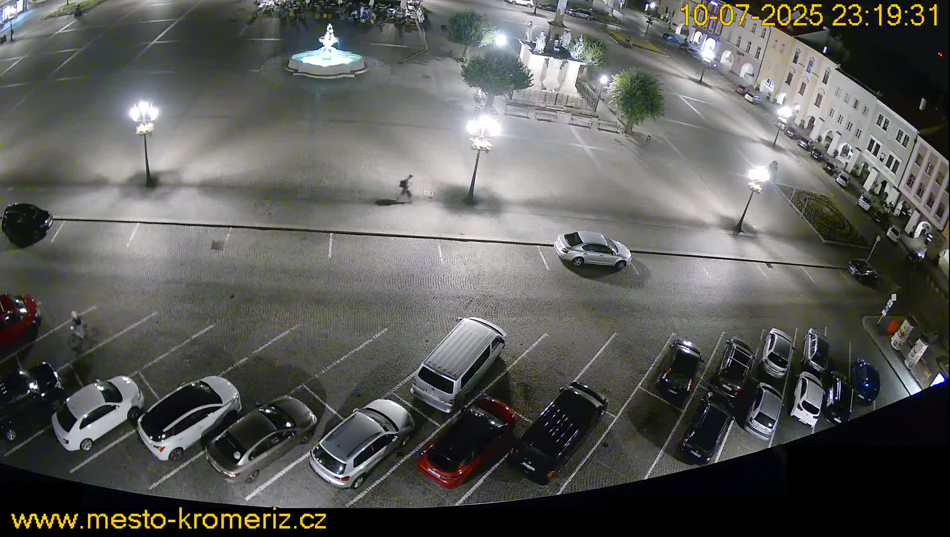 Kroměříž , (Velké náměstí ) Great Square North View Live Cam - Kromeriz, Zlin, Czechia