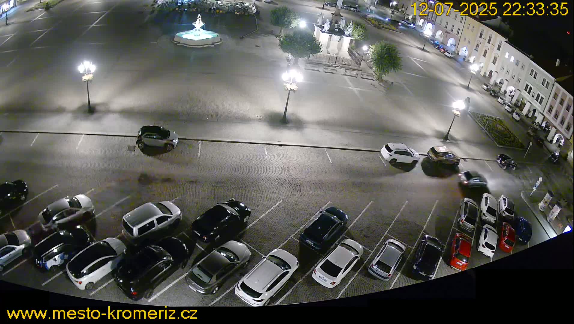 Kroměříž , (Velké náměstí ) Great Square North View Live Cam - Kromeriz, Zlin, Czechia