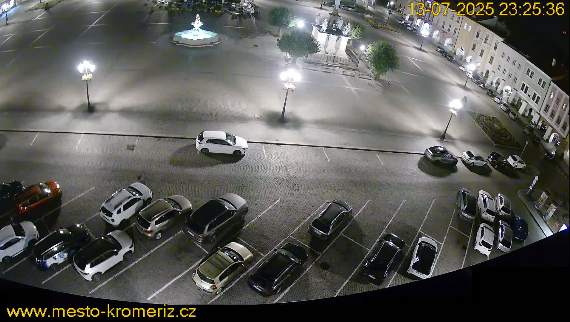 Kroměříž , (Velké náměstí ) Great Square North View Live Cam - Kromeriz, Zlin, Czechia