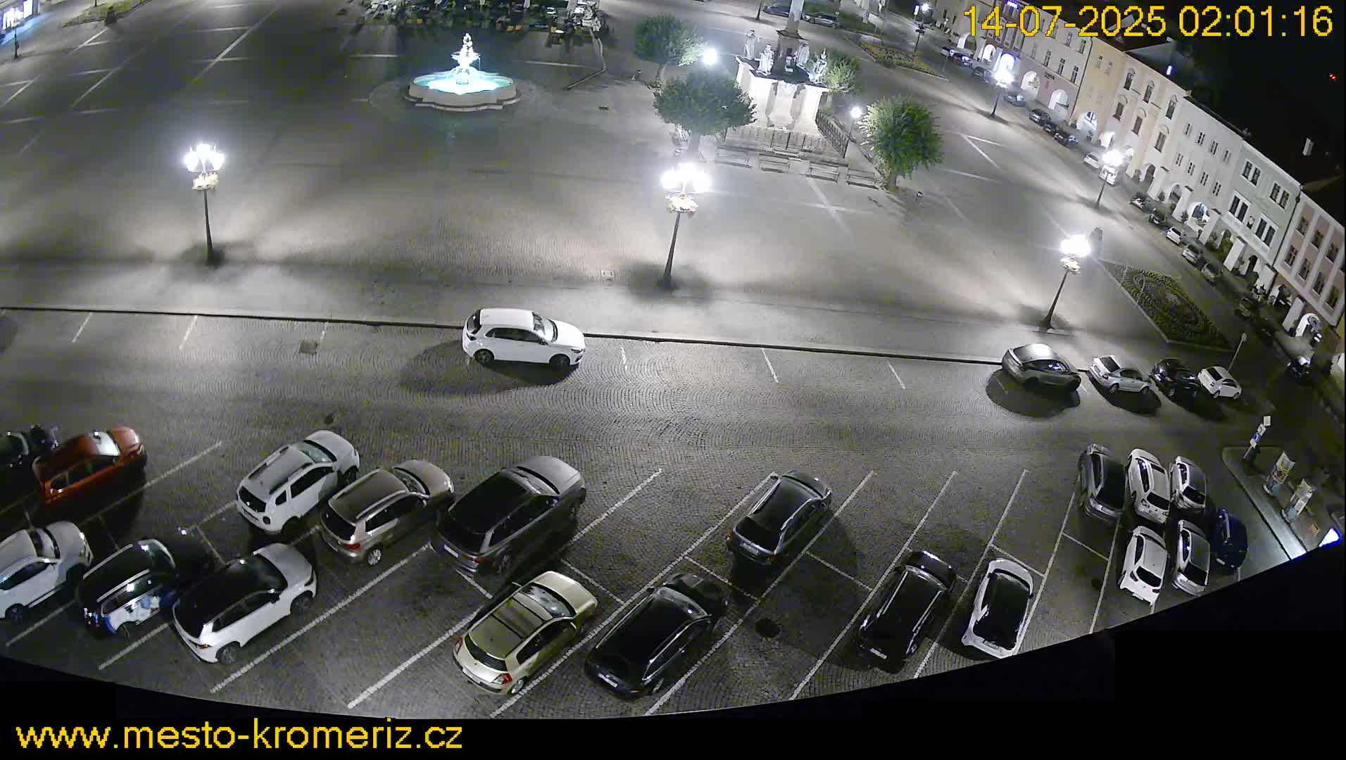 Kroměříž , (Velké náměstí ) Great Square North View Live Cam - Kromeriz, Zlin, Czechia