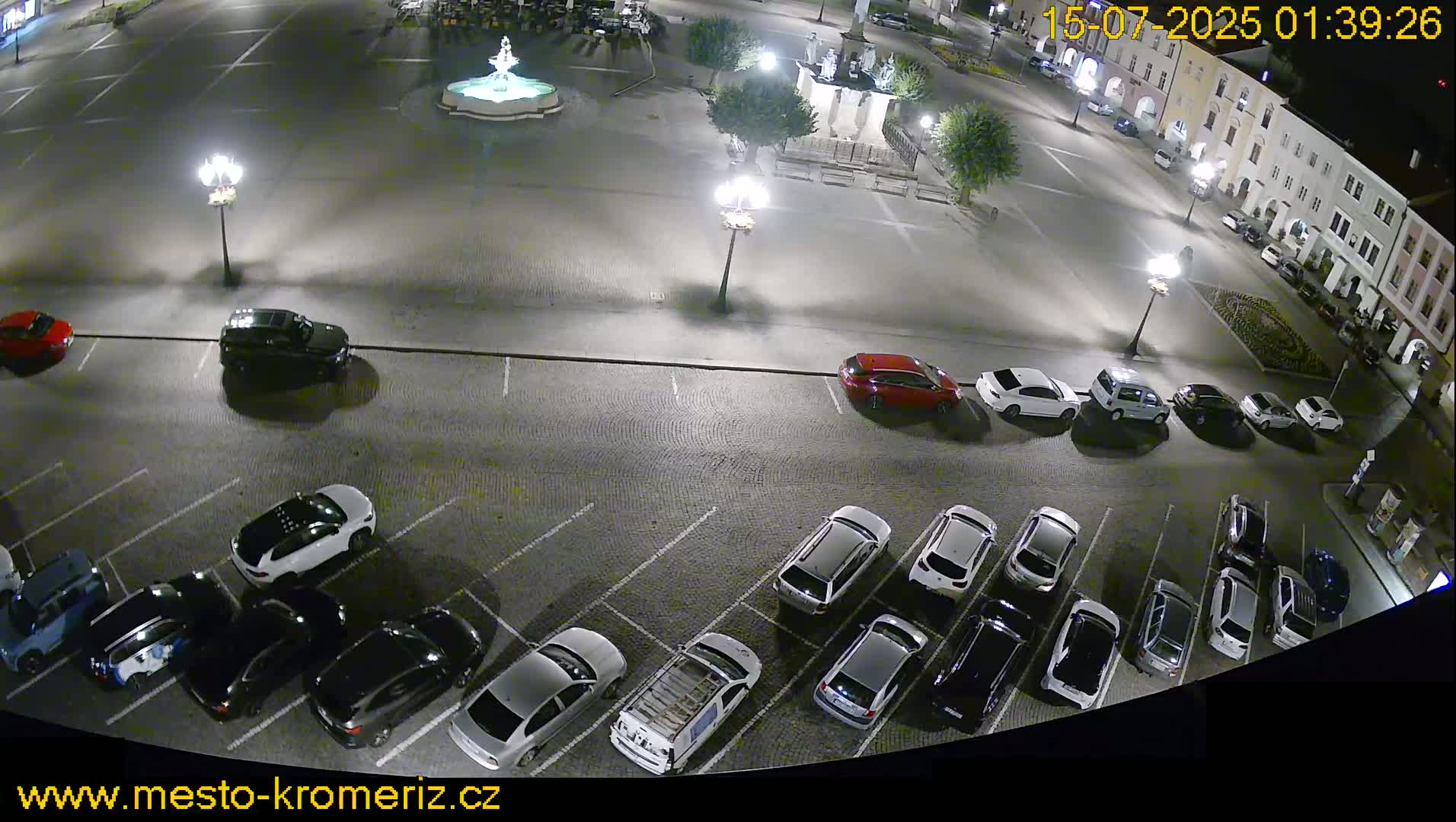 Kroměříž , (Velké náměstí ) Great Square North View Live Cam - Kromeriz, Zlin, Czechia