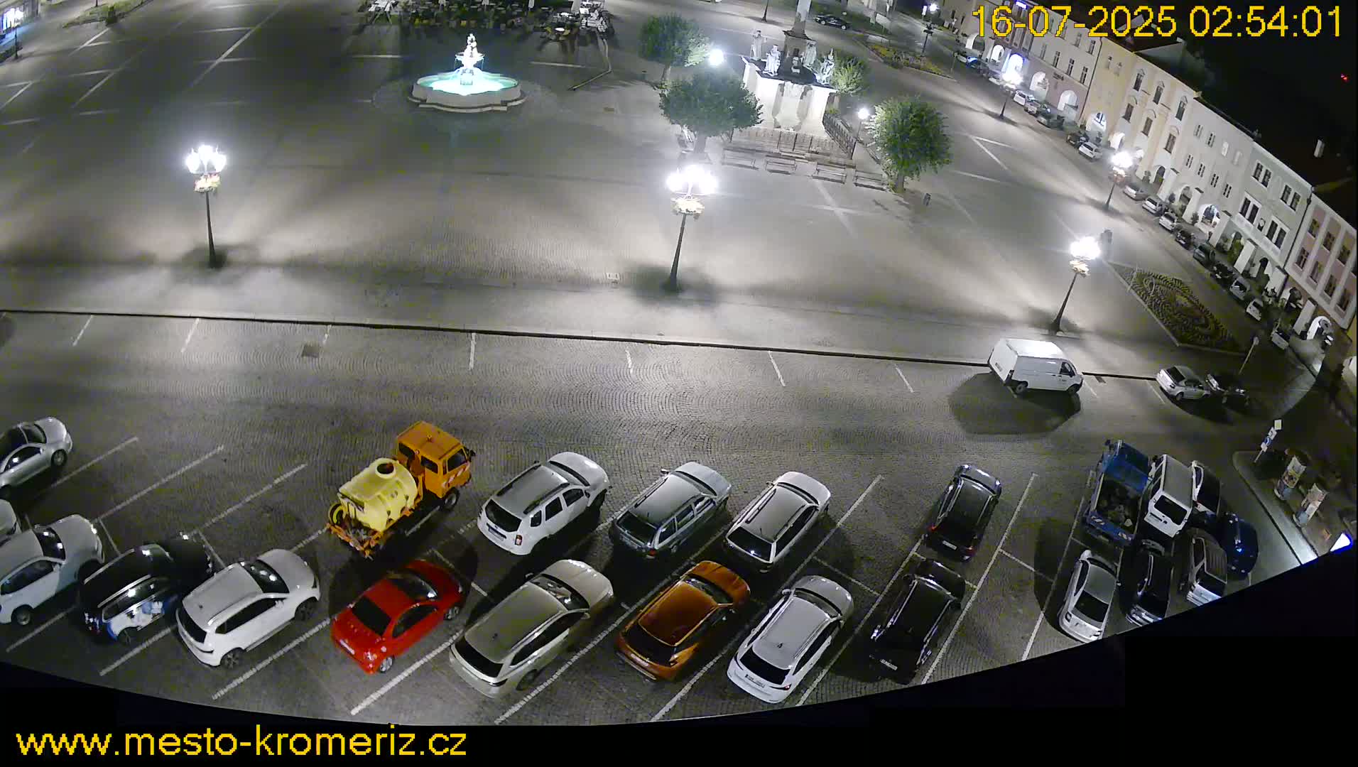Kroměříž , (Velké náměstí ) Great Square North View Live Cam - Kromeriz, Zlin, Czechia