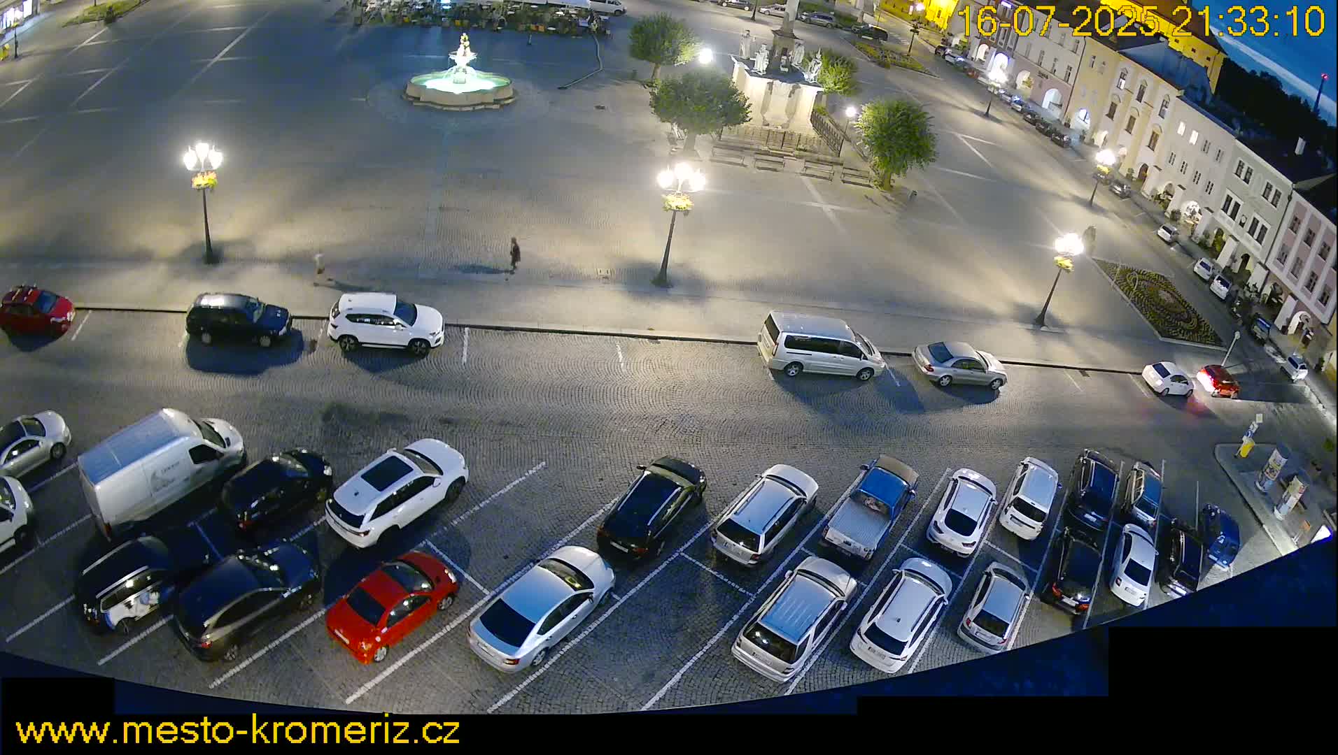 Kroměříž , (Velké náměstí ) Great Square North View Live Cam - Kromeriz, Zlin, Czechia