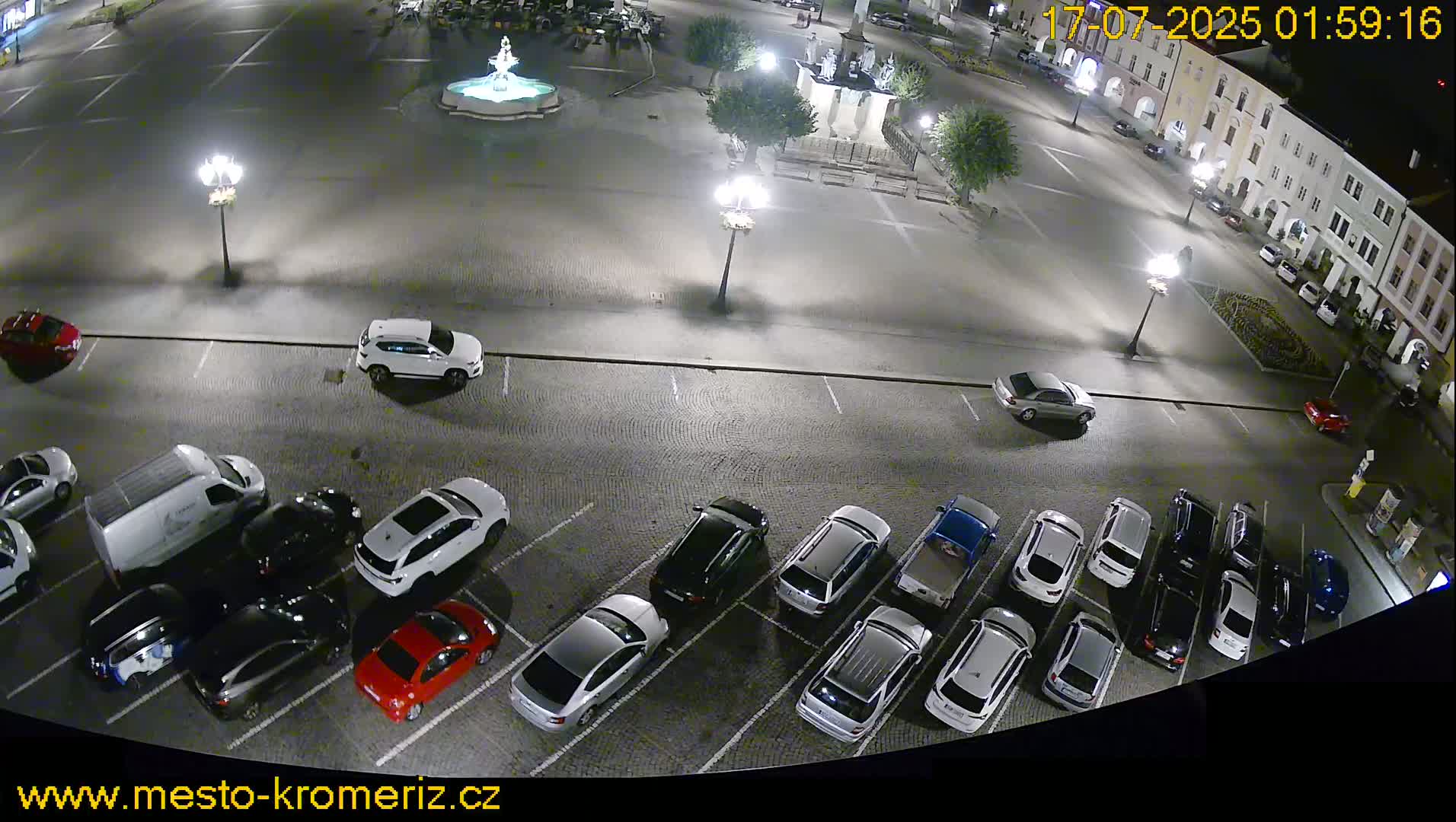 Kroměříž , (Velké náměstí ) Great Square North View Live Cam - Kromeriz, Zlin, Czechia