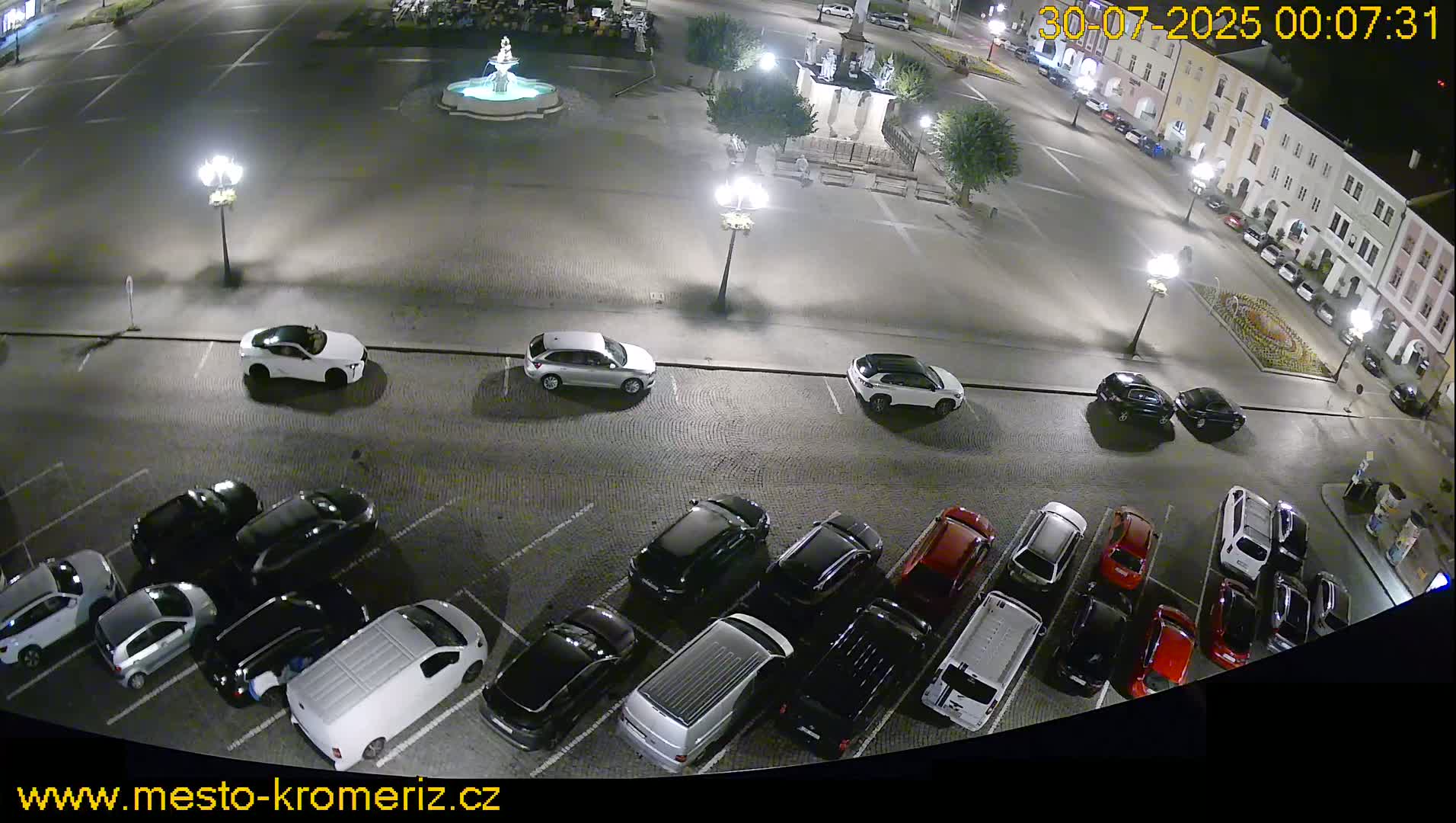 Kroměříž , (Velké náměstí ) Great Square North View Live Cam - Kromeriz, Zlin, Czechia