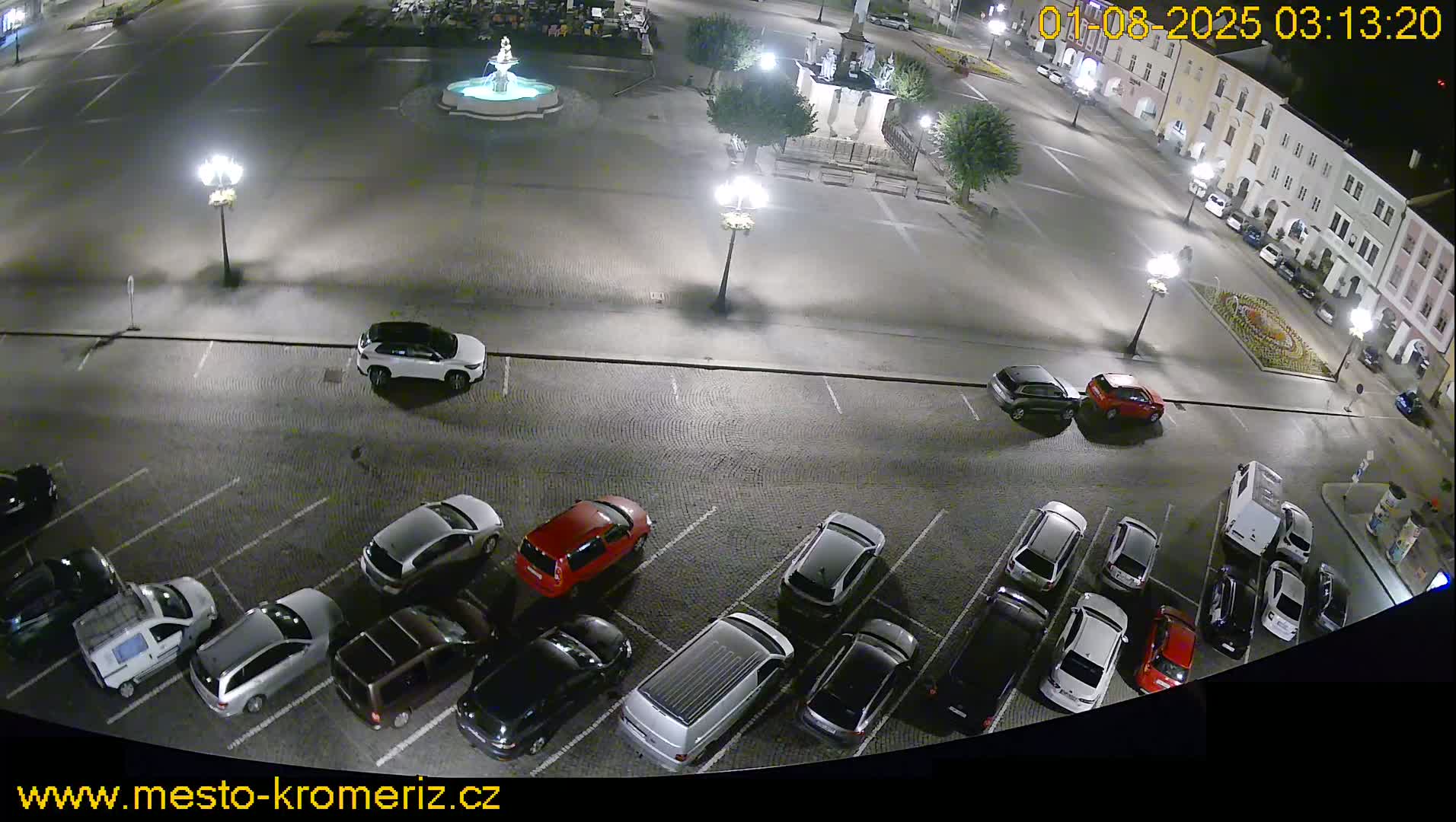 Kroměříž , (Velké náměstí ) Great Square North View Live Cam - Kromeriz, Zlin, Czechia