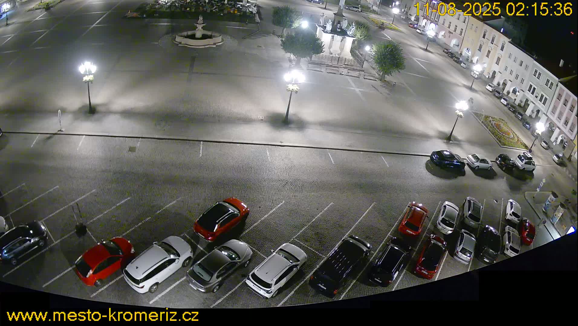 Kroměříž , (Velké náměstí ) Great Square North View Live Cam - Kromeriz, Zlin, Czechia