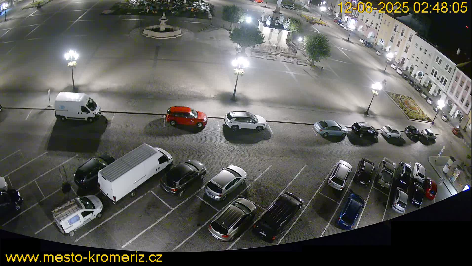 Kroměříž , (Velké náměstí ) Great Square North View Live Cam - Kromeriz, Zlin, Czechia
