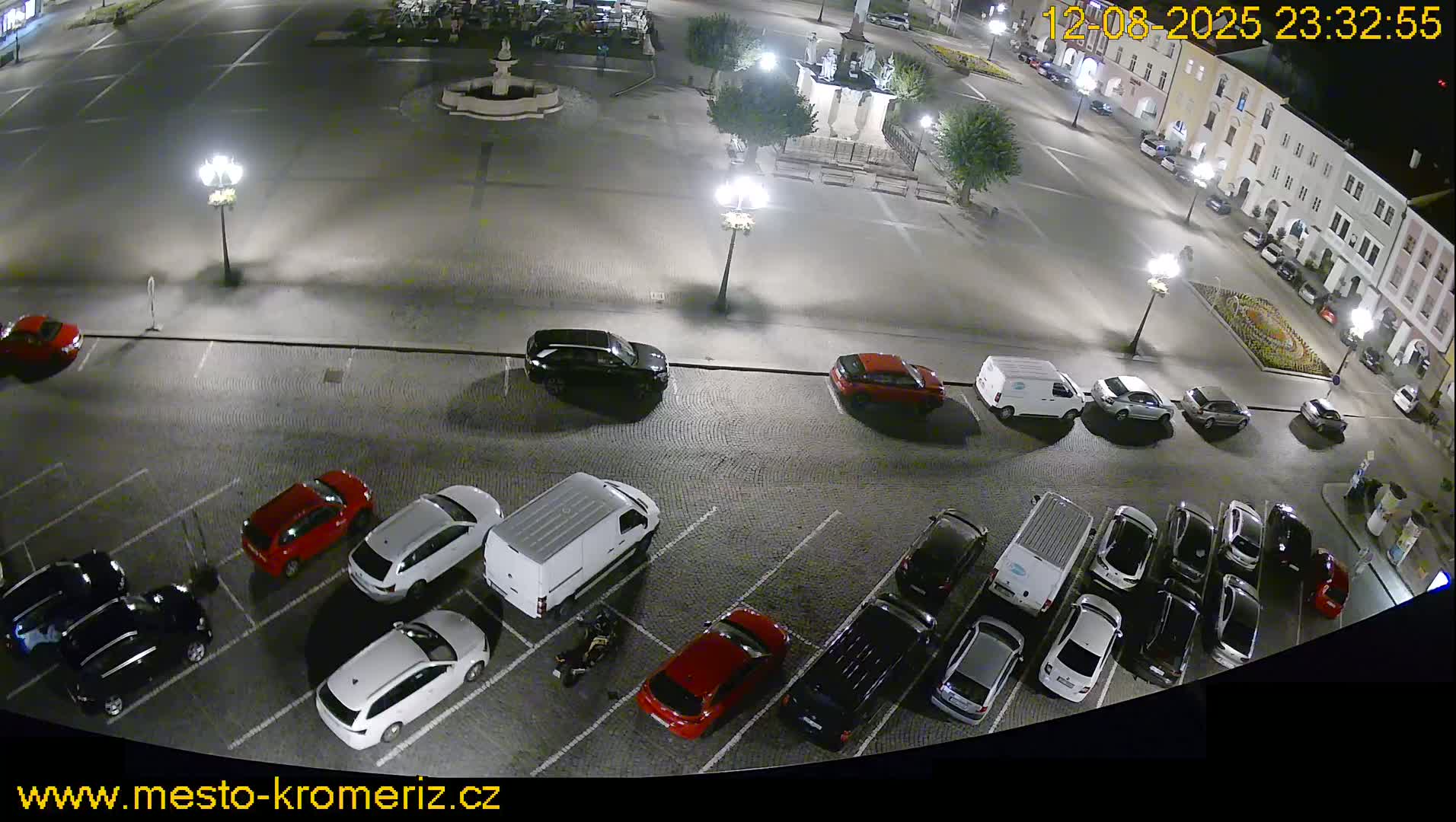 Kroměříž , (Velké náměstí ) Great Square North View Live Cam - Kromeriz, Zlin, Czechia