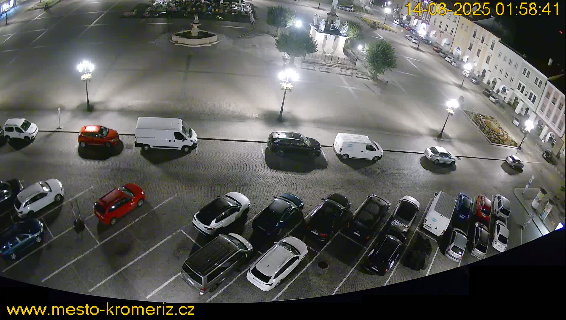 Kroměříž , (Velké náměstí ) Great Square North View Live Cam - Kromeriz, Zlin, Czechia