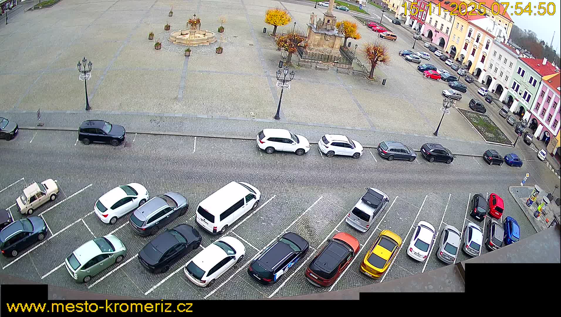 Kroměříž , (Velké náměstí ) Great Square North View Live Cam - Kromeriz, Zlin, Czechia