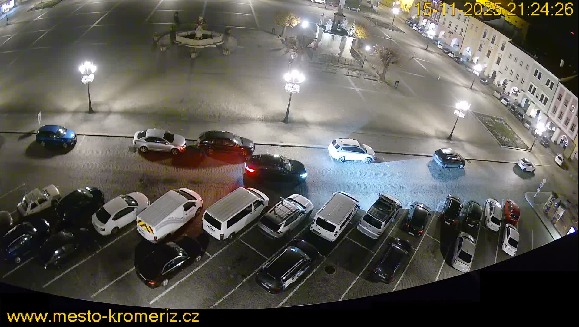 Kroměříž , (Velké náměstí ) Great Square North View Live Cam - Kromeriz, Zlin, Czechia