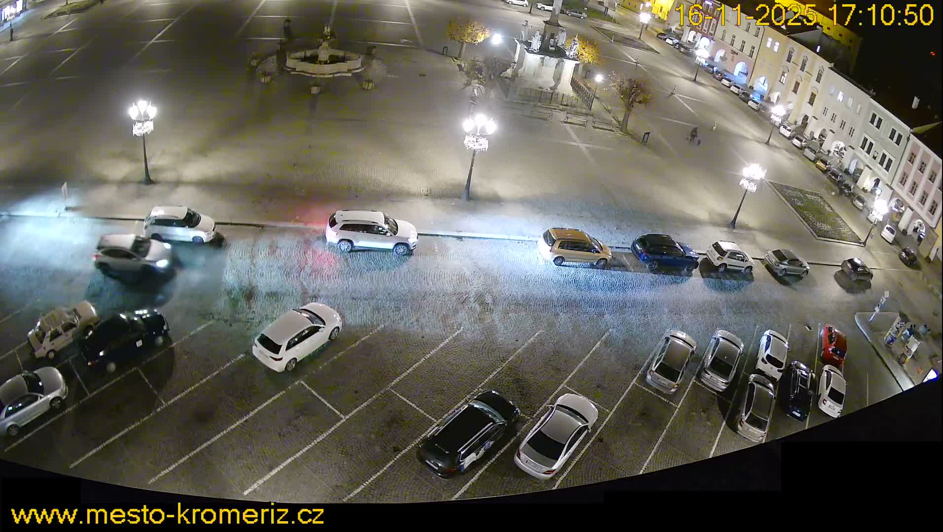 Kroměříž , (Velké náměstí ) Great Square North View Live Cam - Kromeriz, Zlin, Czechia