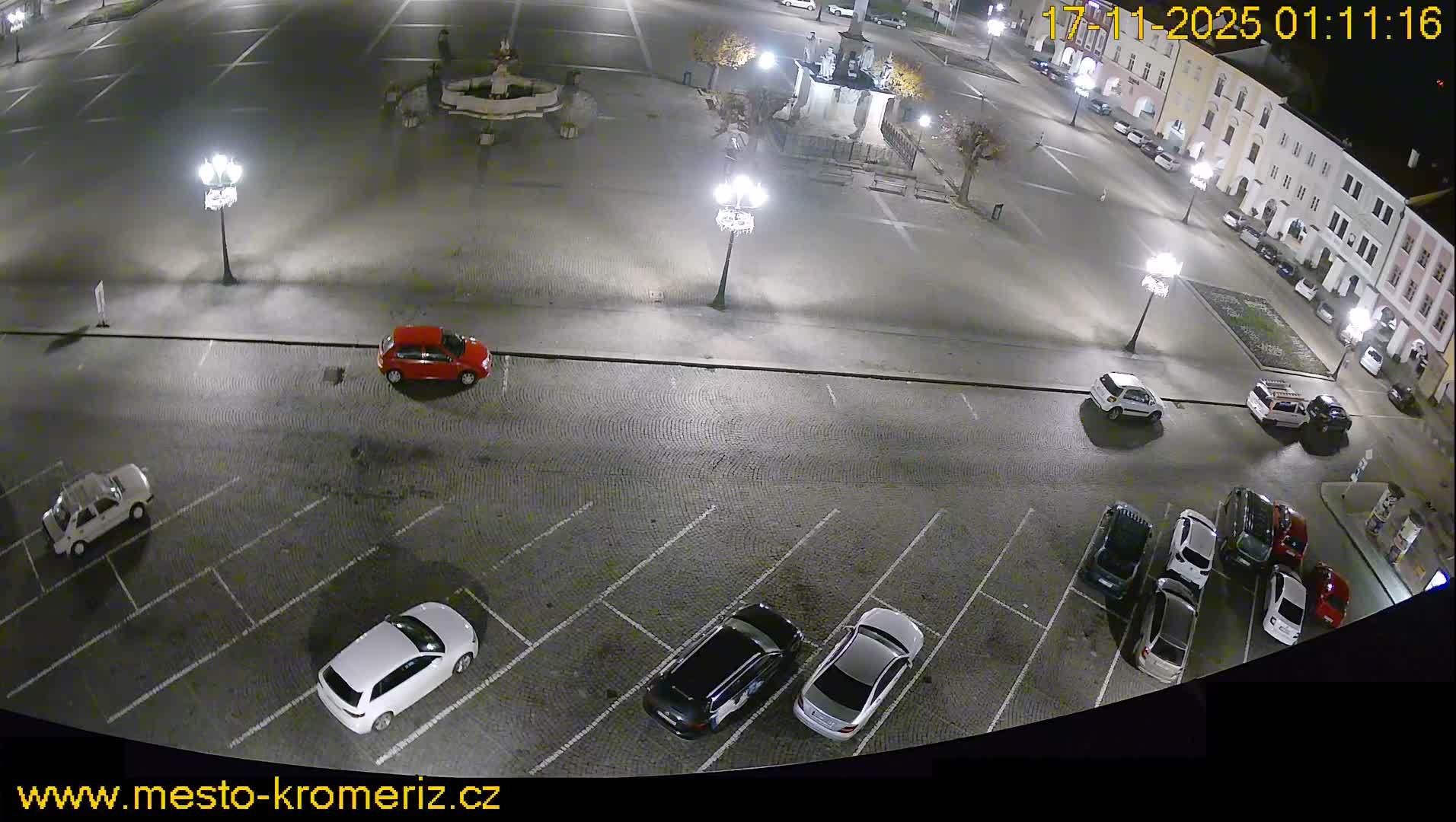 Kroměříž , (Velké náměstí ) Great Square North View Live Cam - Kromeriz, Zlin, Czechia