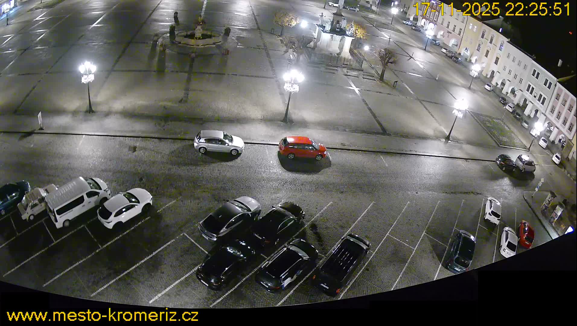 Kroměříž , (Velké náměstí ) Great Square North View Live Cam - Kromeriz, Zlin, Czechia