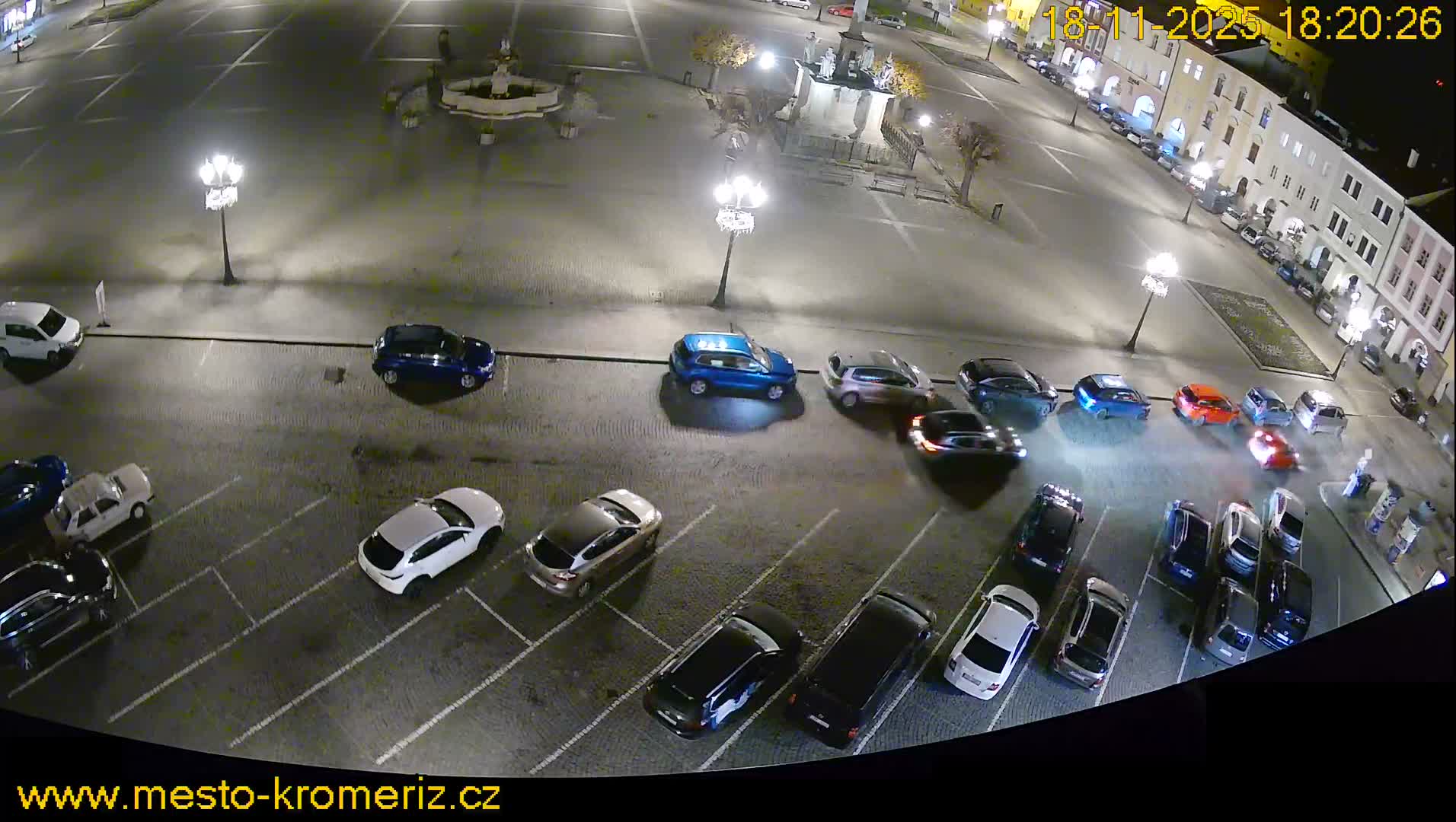 Kroměříž , (Velké náměstí ) Great Square North View Live Cam - Kromeriz, Zlin, Czechia