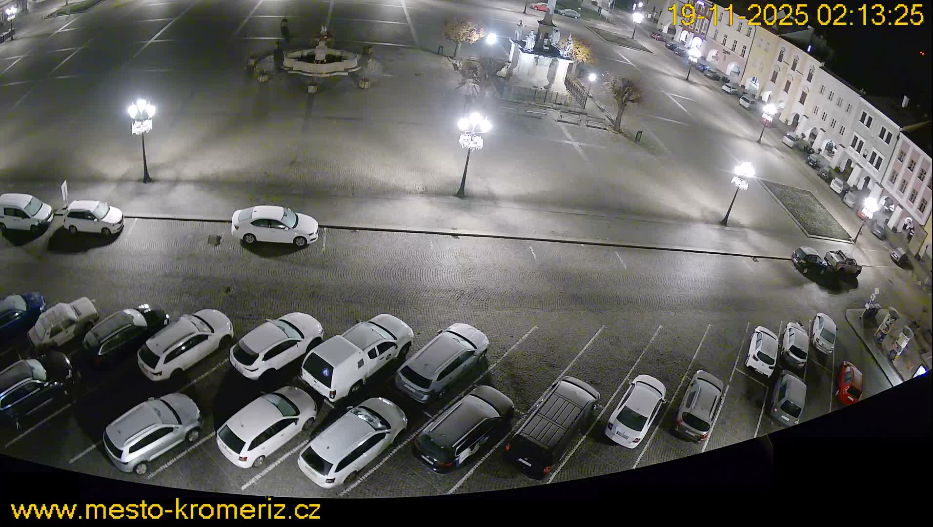 Kroměříž , (Velké náměstí ) Great Square North View Live Cam - Kromeriz, Zlin, Czechia
