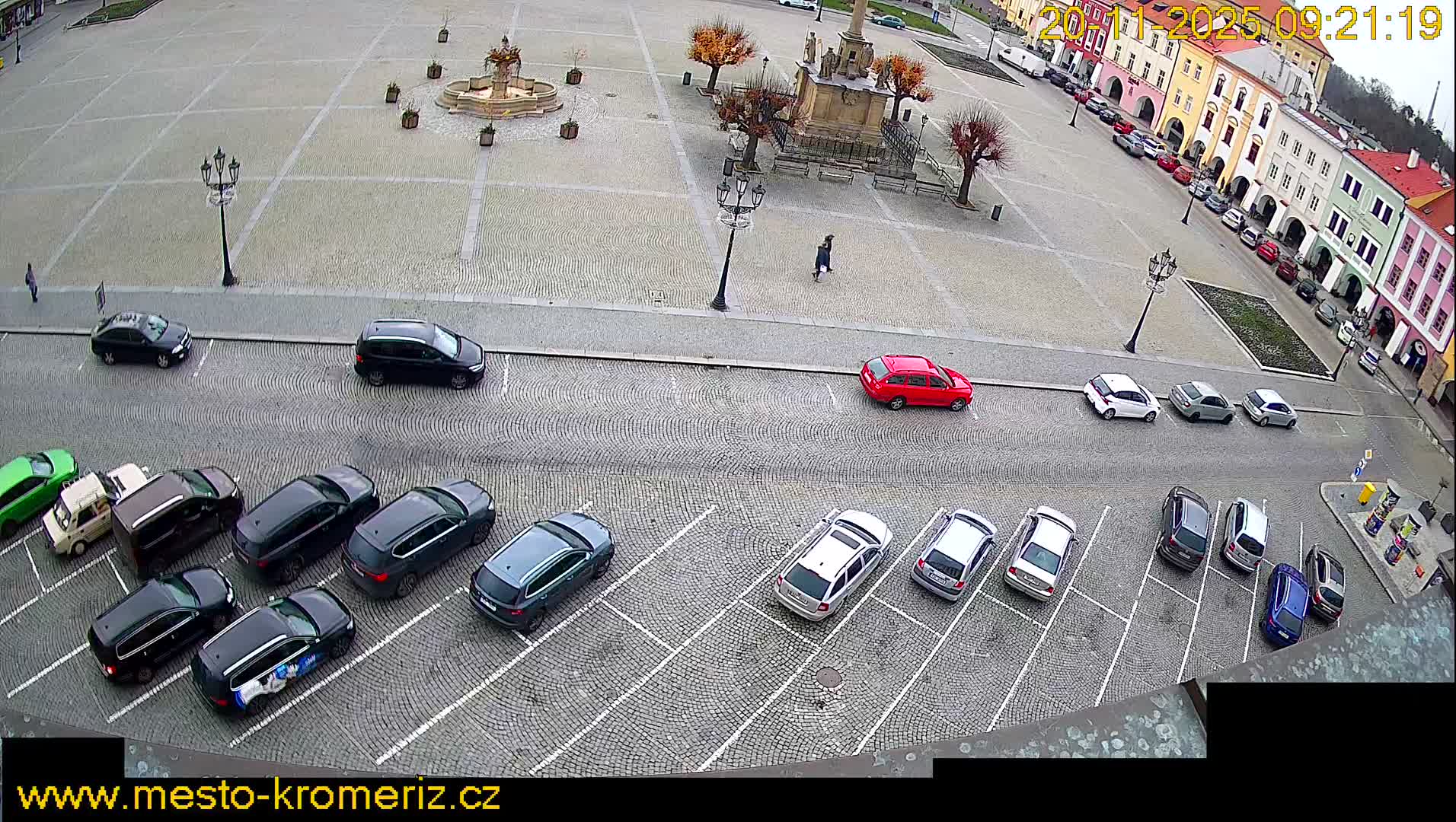 Kroměříž , (Velké náměstí ) Great Square North View Live Cam - Kromeriz, Zlin, Czechia