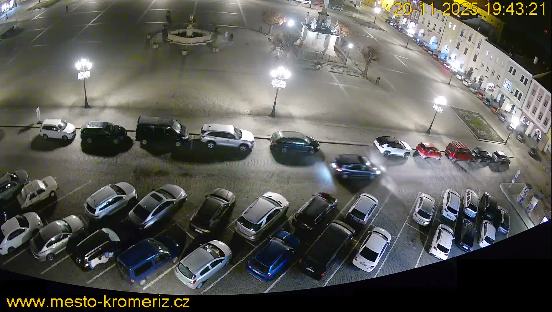Kroměříž , (Velké náměstí ) Great Square North View Live Cam - Kromeriz, Zlin, Czechia