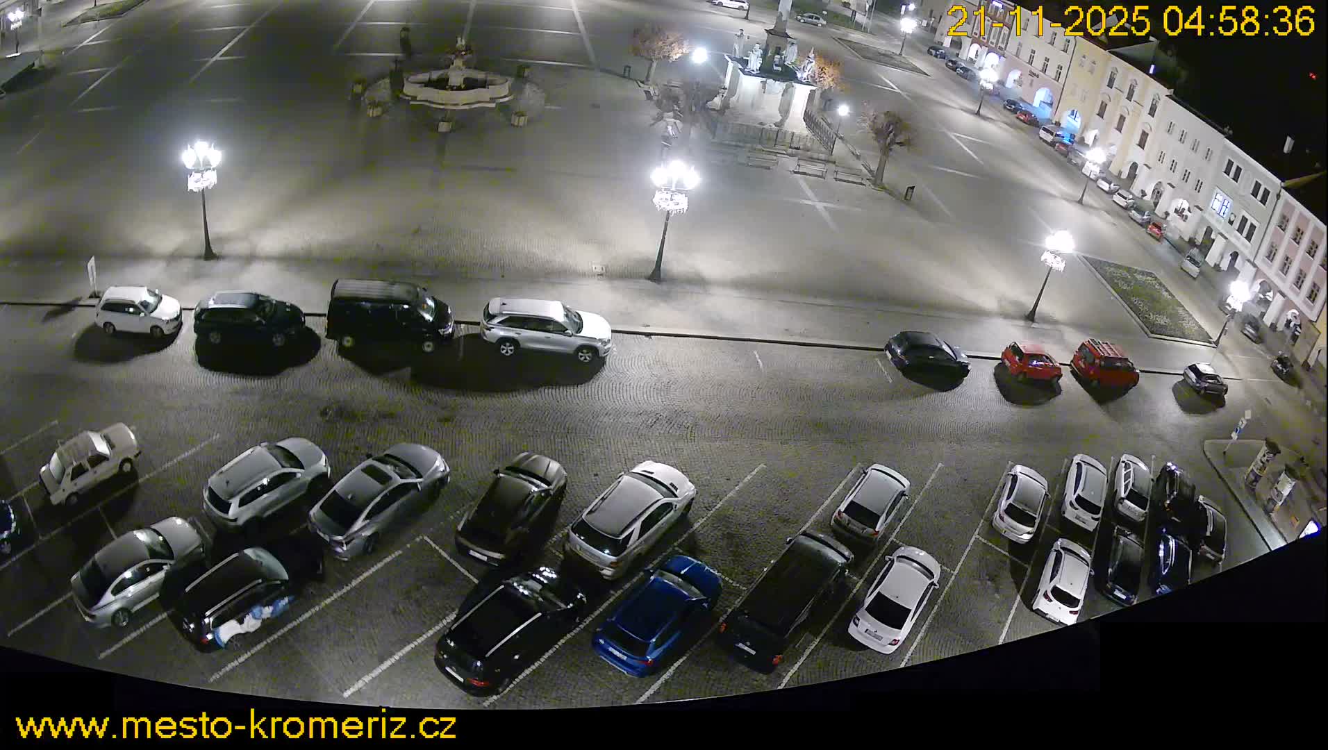 Kroměříž , (Velké náměstí ) Great Square North View Live Cam - Kromeriz, Zlin, Czechia