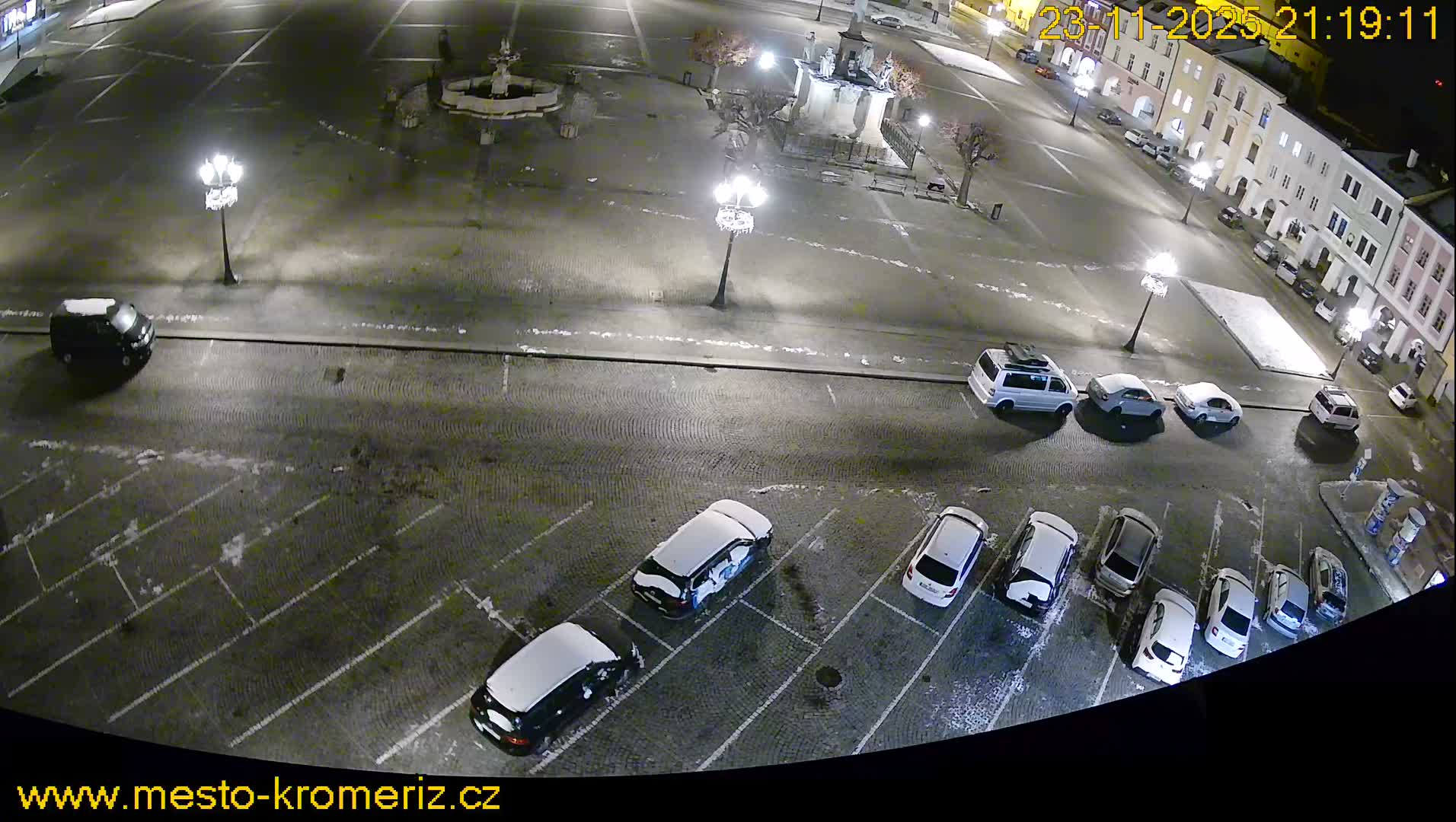 Kroměříž , (Velké náměstí ) Great Square North View Live Cam - Kromeriz, Zlin, Czechia