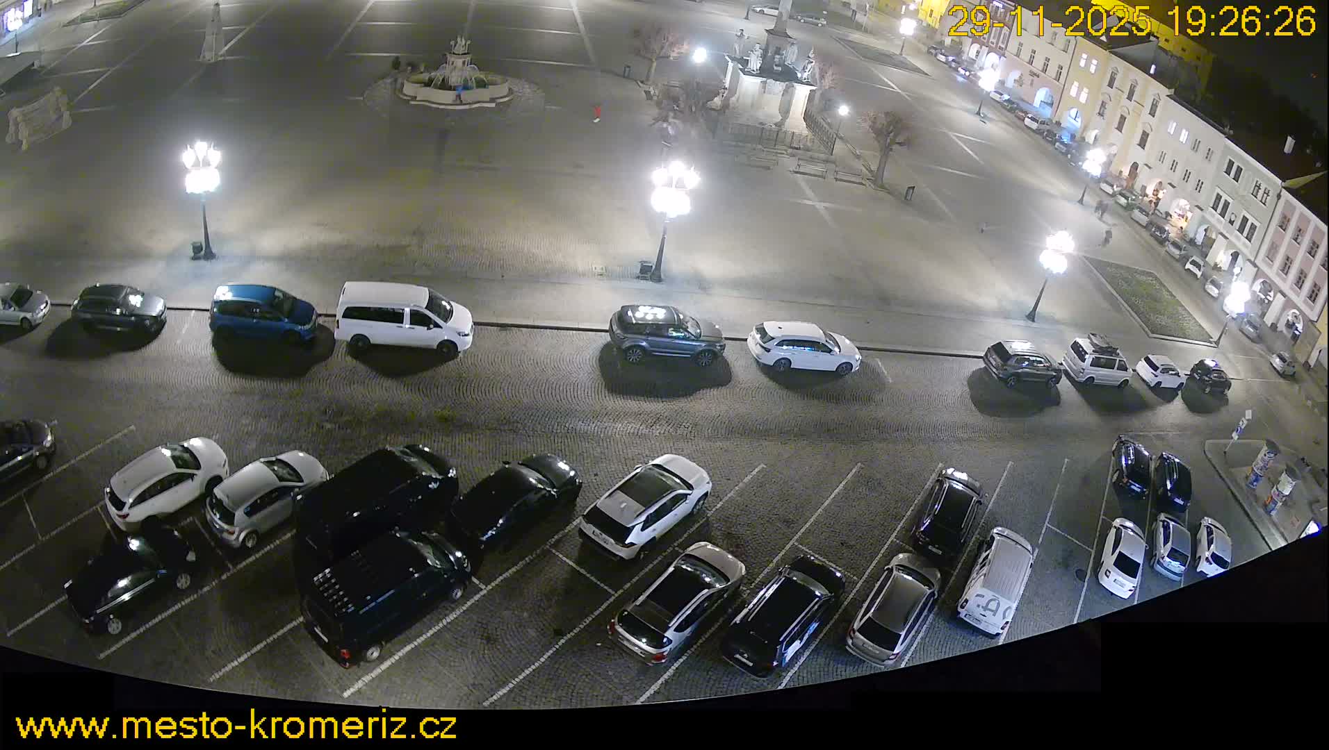 Kroměříž , (Velké náměstí ) Great Square North View Live Cam - Kromeriz, Zlin, Czechia