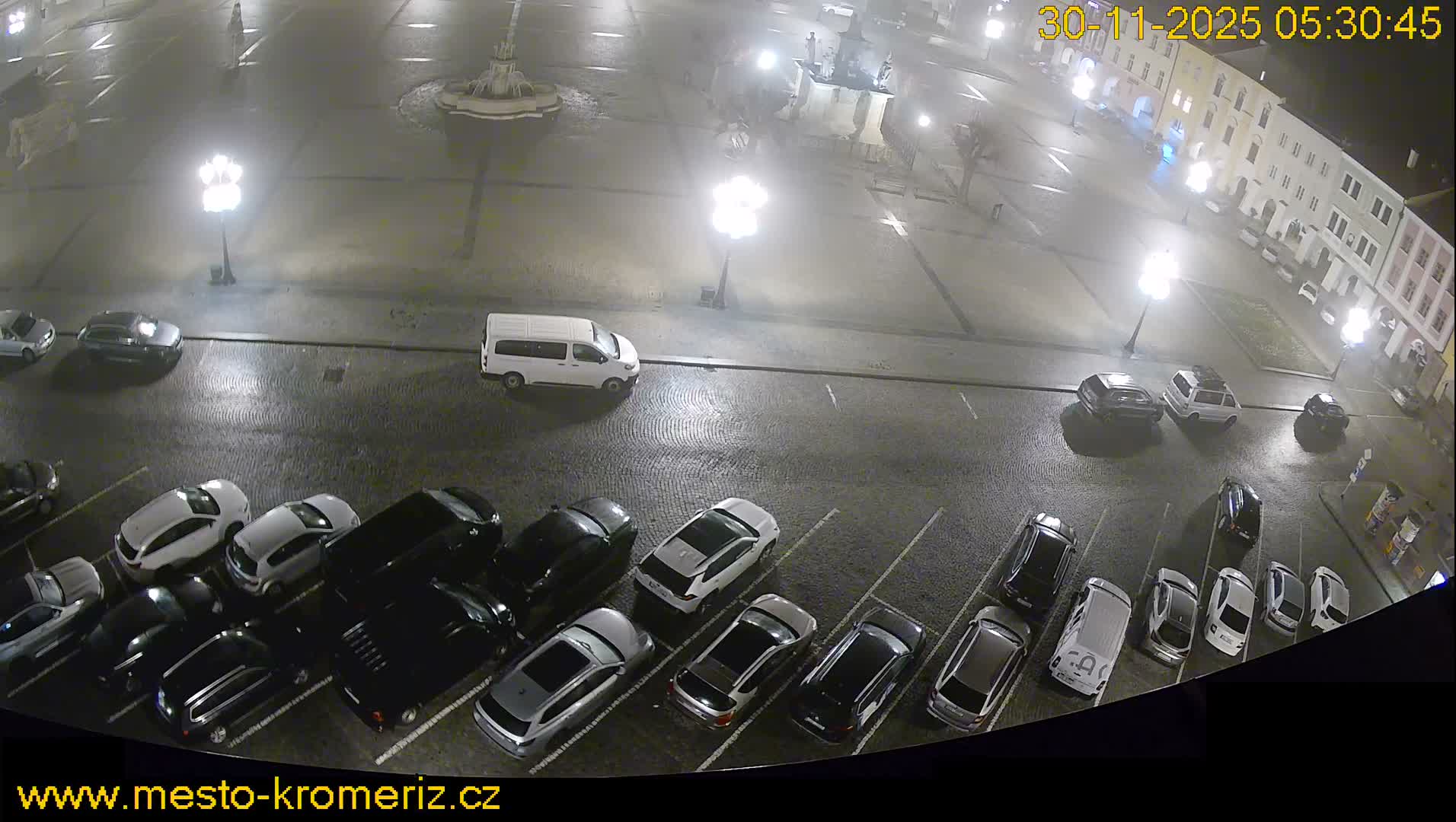 Kroměříž , (Velké náměstí ) Great Square North View Live Cam - Kromeriz, Zlin, Czechia