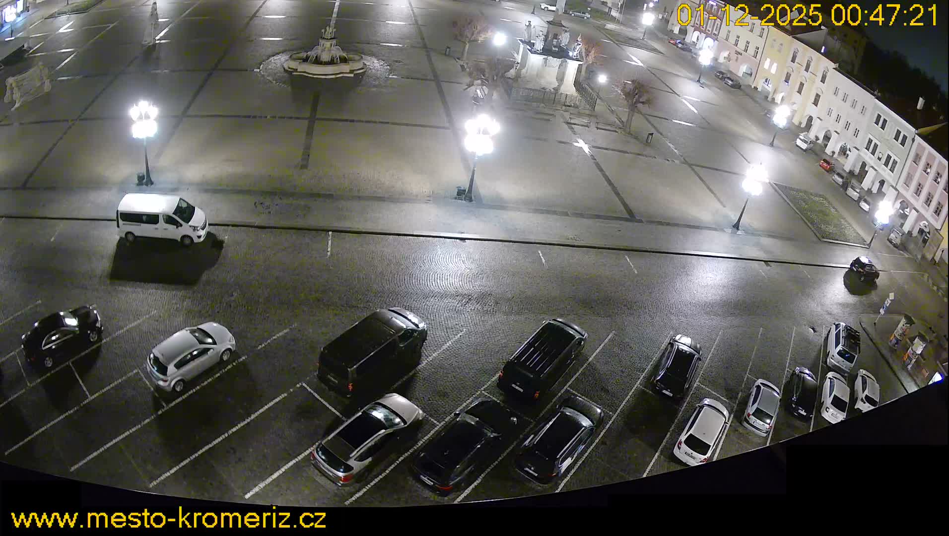 Kroměříž , (Velké náměstí ) Great Square North View Live Cam - Kromeriz, Zlin, Czechia